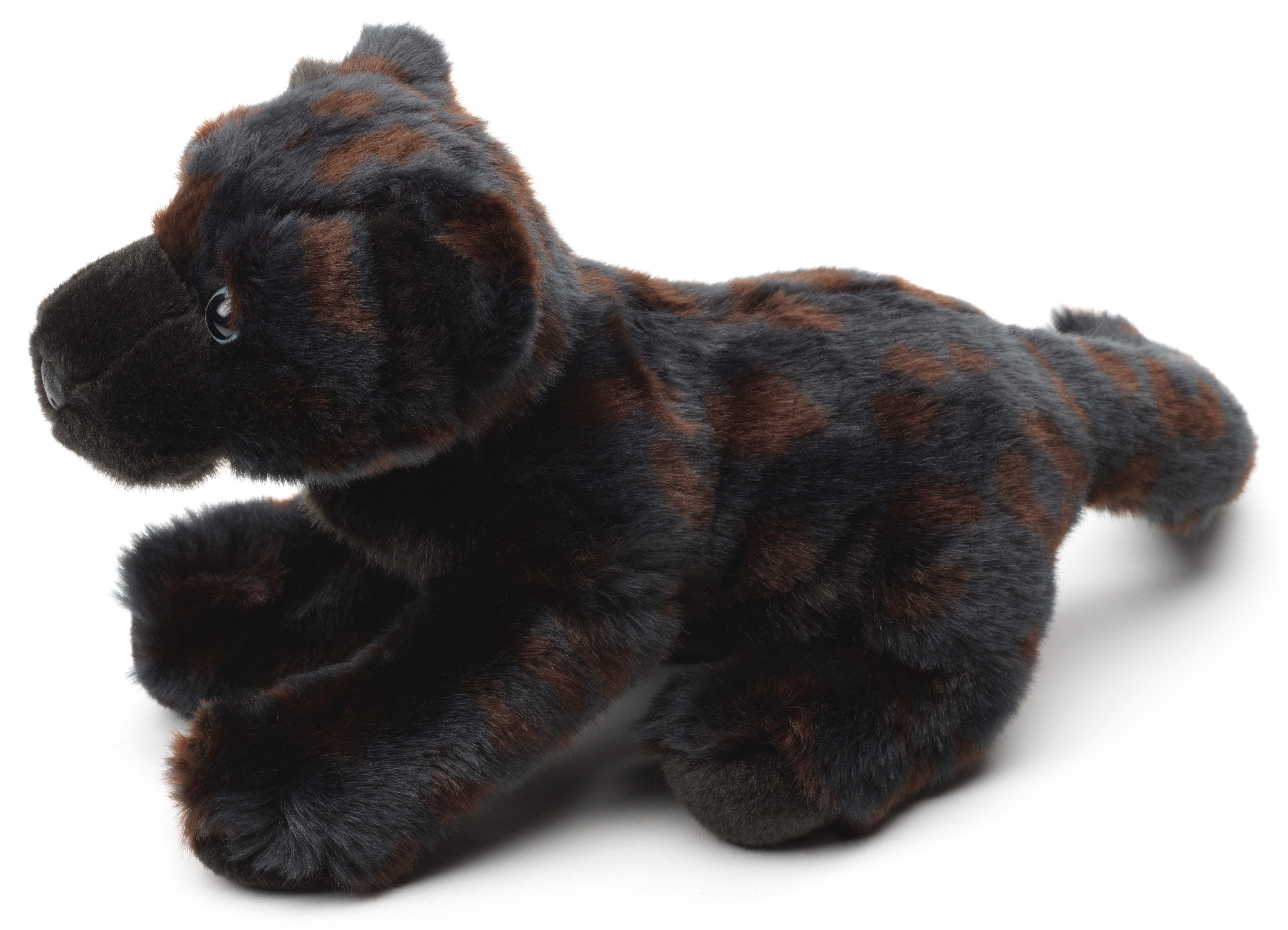 (Länge) Kuscheltier - recyceltes zu sitzend Füllmaterial - Uni-Toys Schwarzer % 100 Panther, m Plüschtier, 25