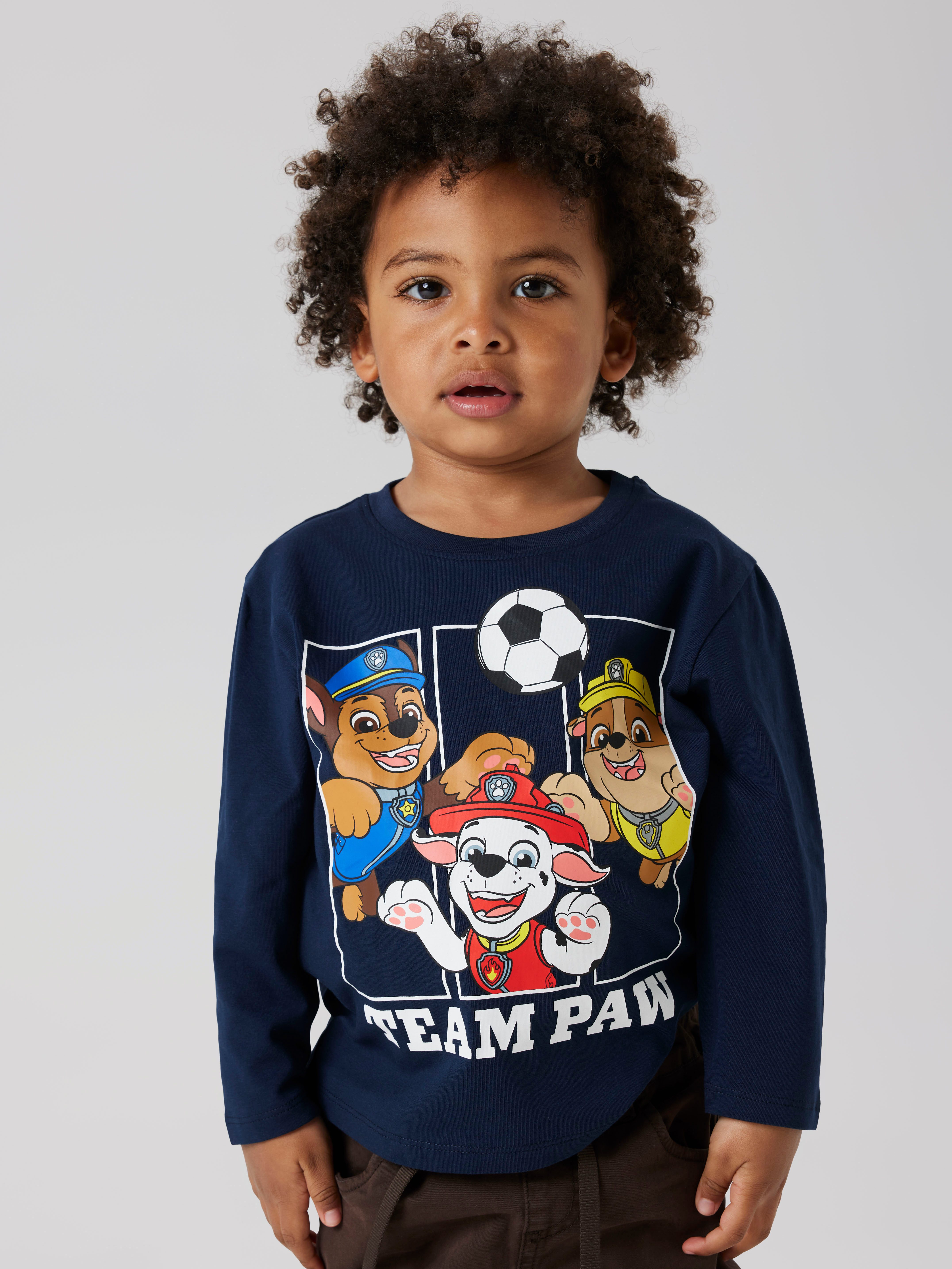 Name It Langarmshirt NMMJOLL PAW NREG LS TOP NOOS CPLG