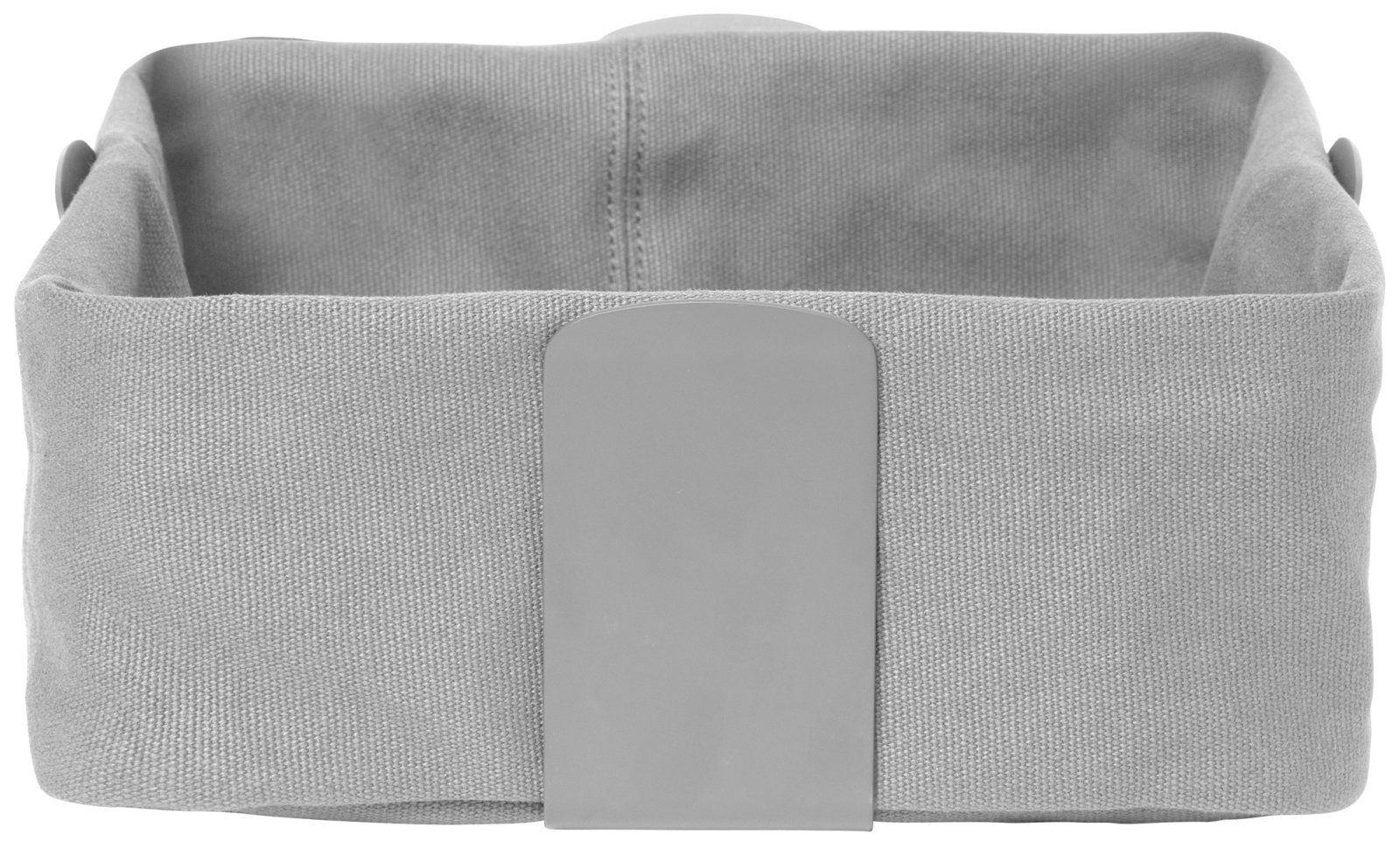 blomus Brotkorb DESA Brotkorb sharkskin large 26 cm, Stahl pulverbeschichtet / 100% Baumwolle