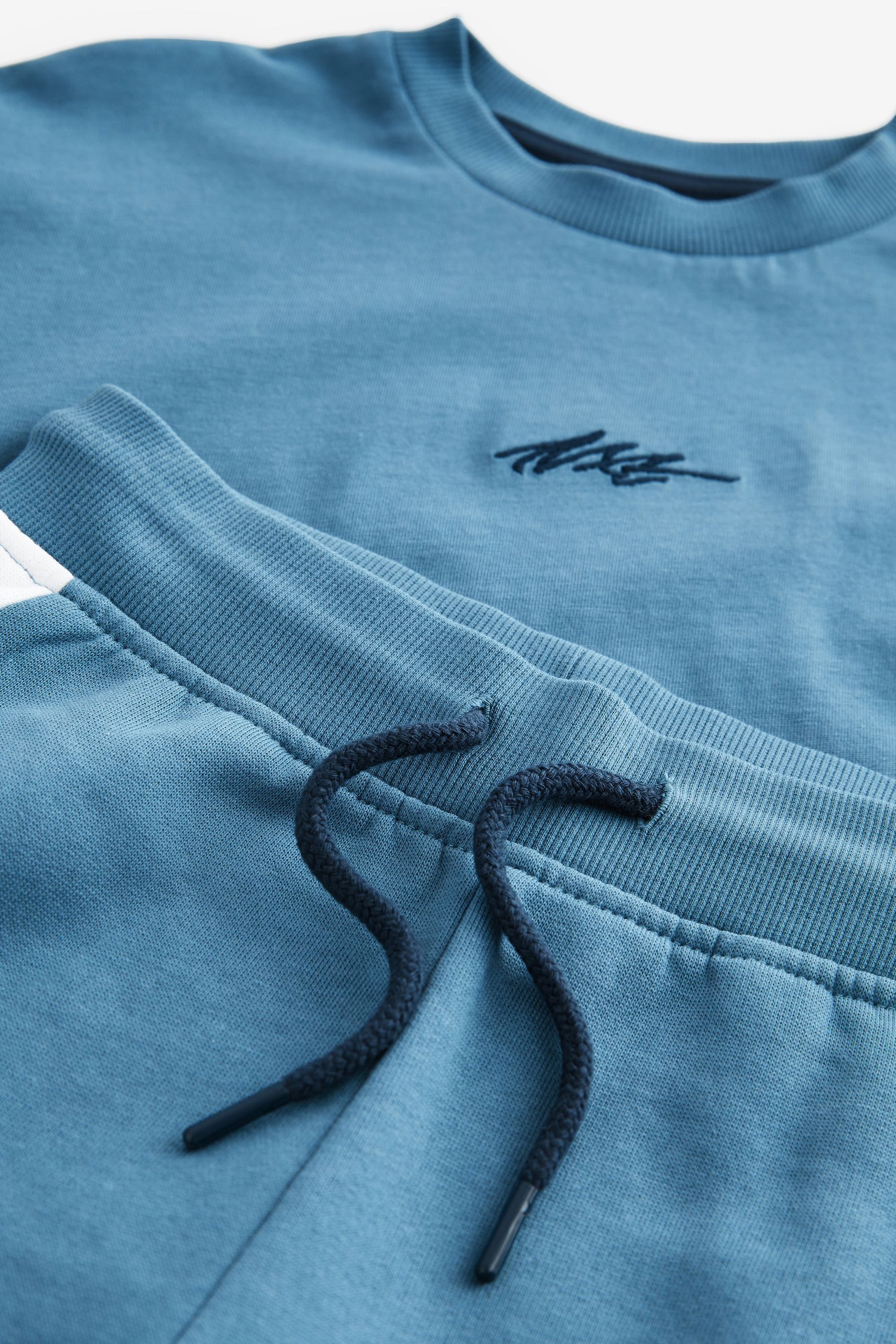 Next Shirt & Shorts Blockfarben-Set mit Shorts und T-Shirt (2-tlg)