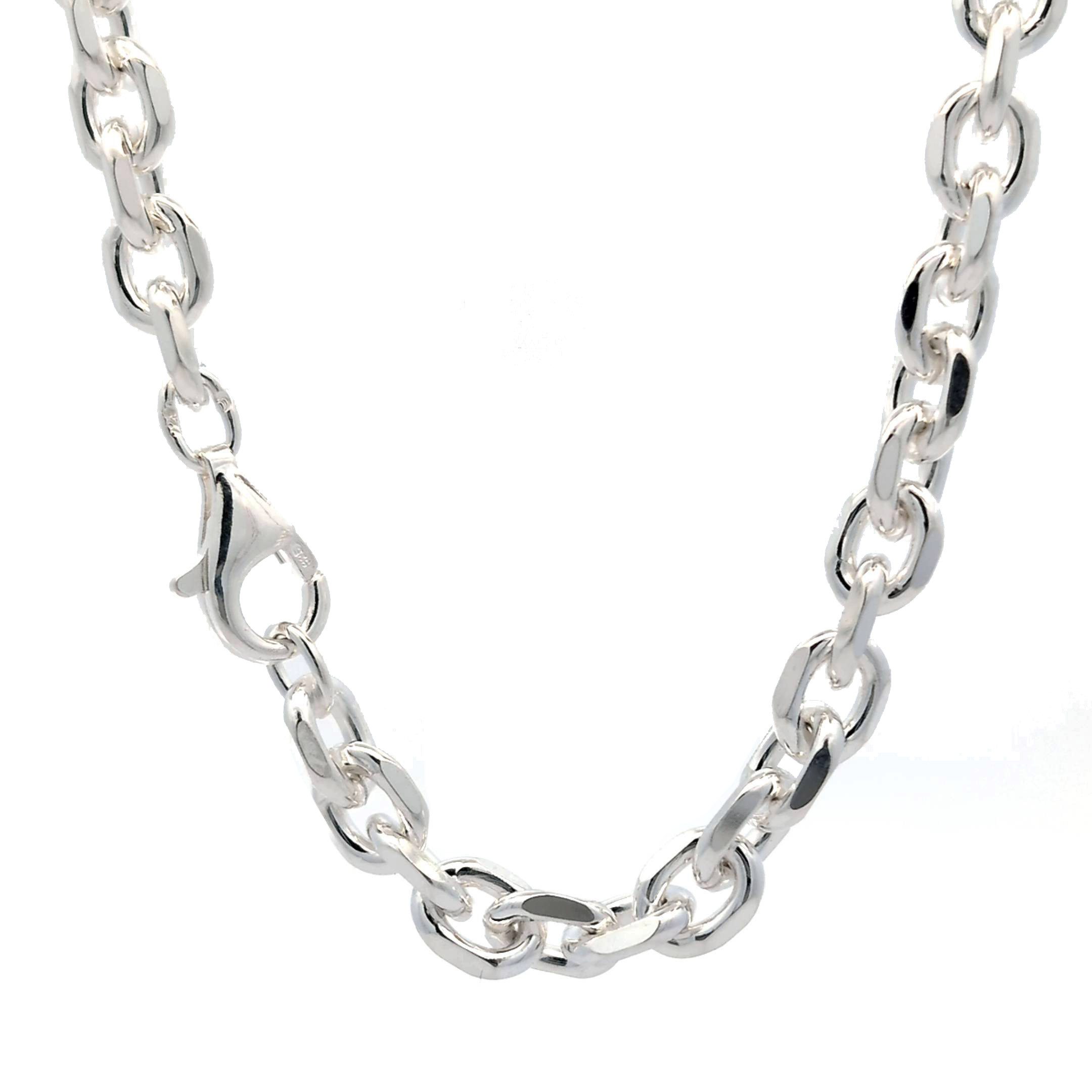 HOPLO Silberkette Ankerkette diamantiert Länge 50cm günstig online kaufen