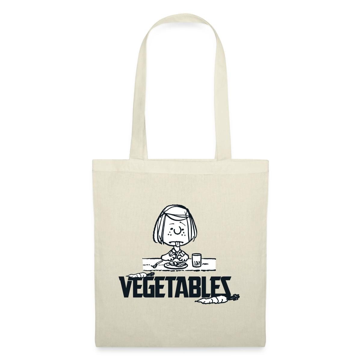 Spreadshirt Henkeltasche Peanuts Peppermint Patty Gemüse Stoffbeutel (1-tlg)