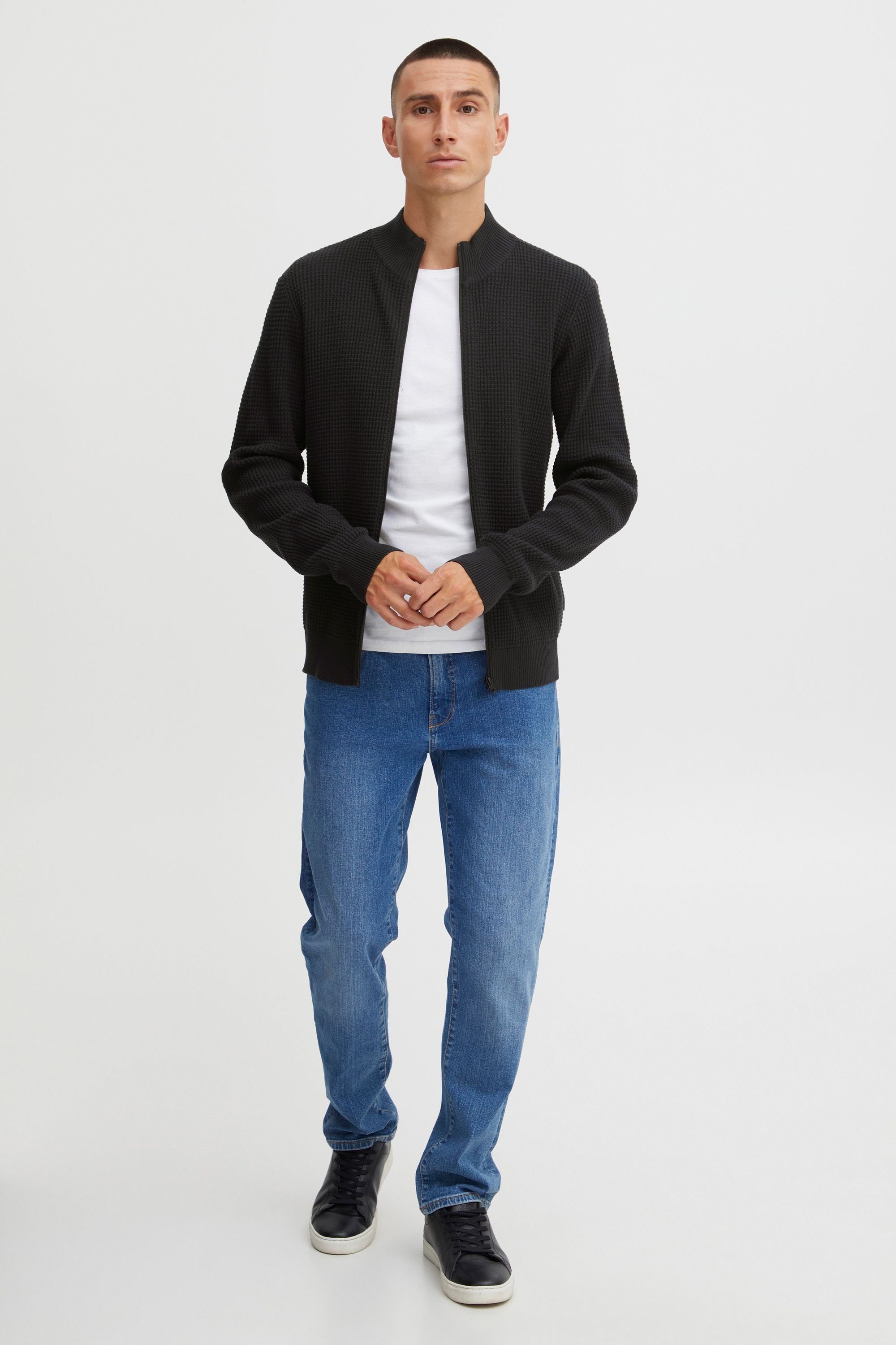 Blend Strickjacke BHPullover Grobstrick Zip-Jacke