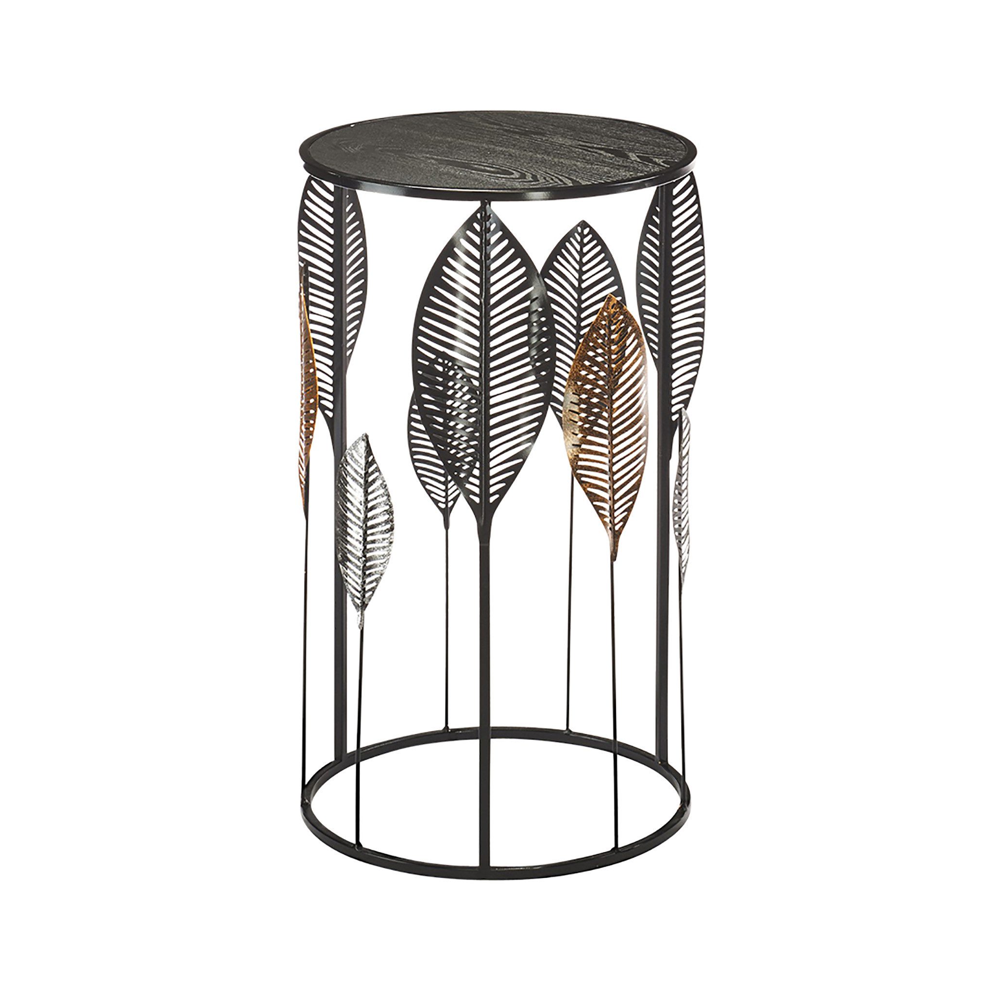 Kobolo Beistelltisch Tisch Dekotisch - PIANTA - aus Metall und Holz Gr2 (1- günstig online kaufen