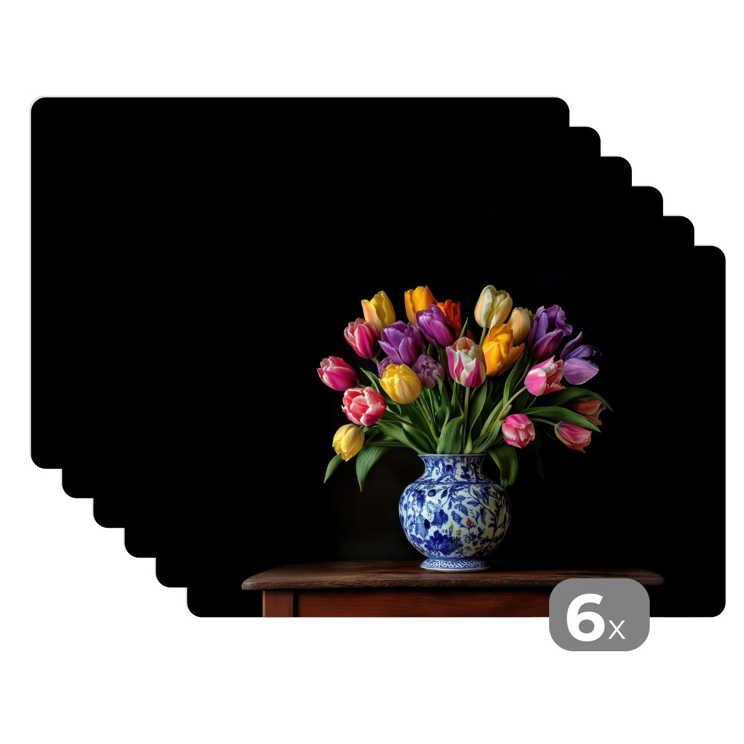 MuchoWow Platzset Tulpen - Farben - günstig online kaufen