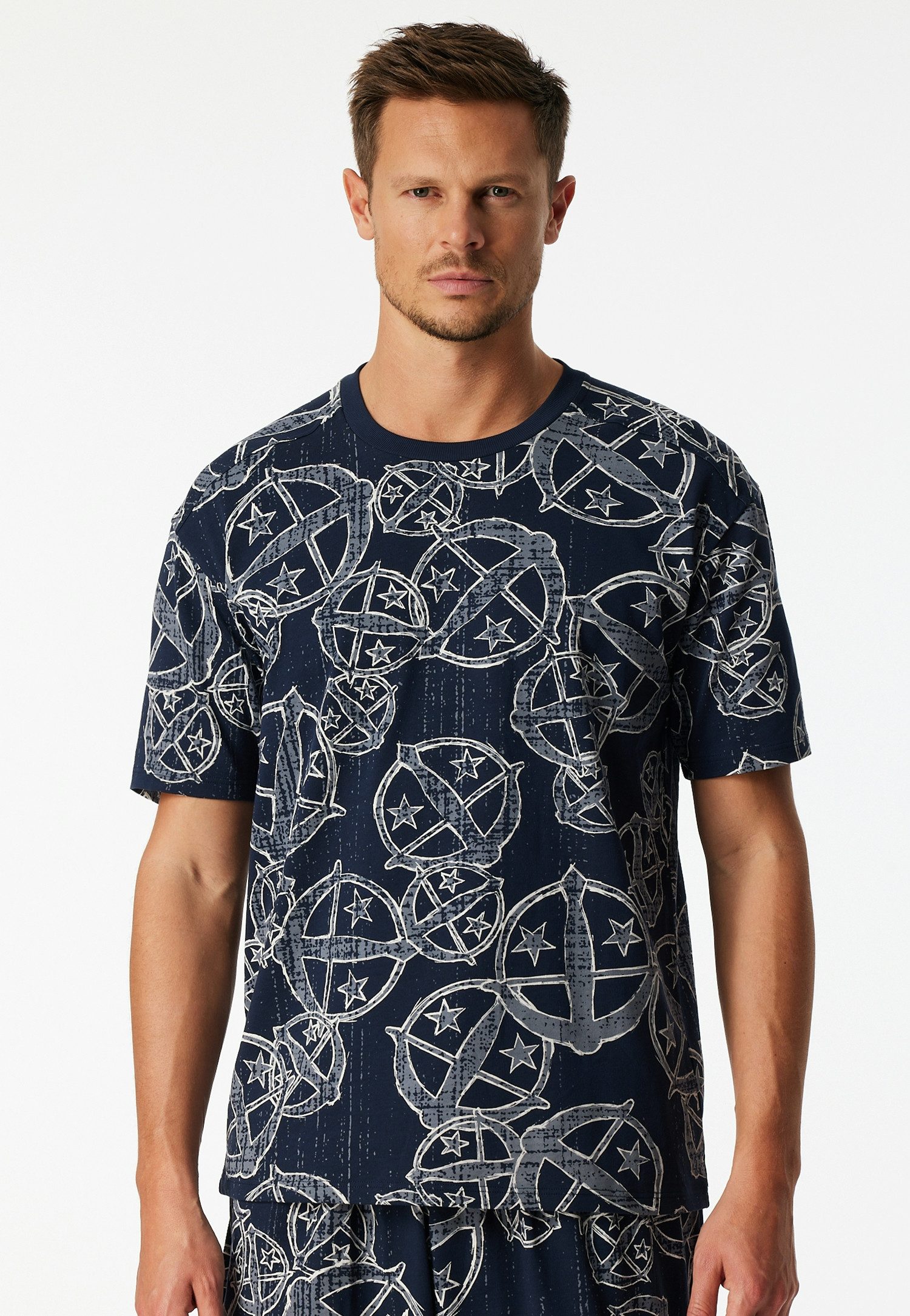 Schiesser Kurzarmshirt Schiesser 150 Years Rundhalsausschnitt, Baumwolle, A günstig online kaufen