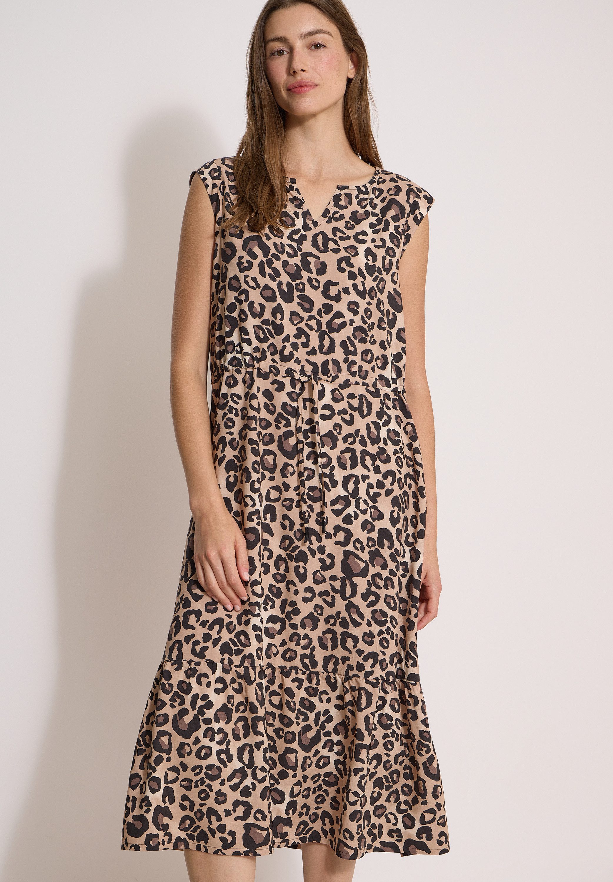 CECIL Midikleid mit Leo-Muster