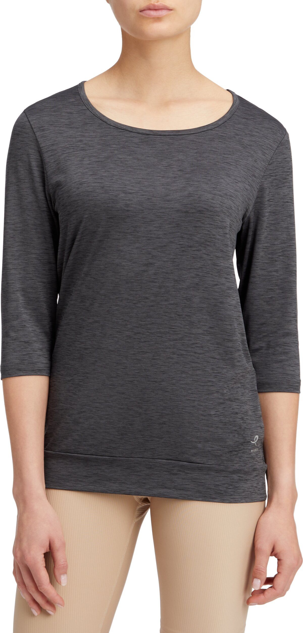 Energetics T-Shirt Da.-Shirt Jewel 3/4 SS W MELANGE/BLACK/ANTHRA günstig online kaufen