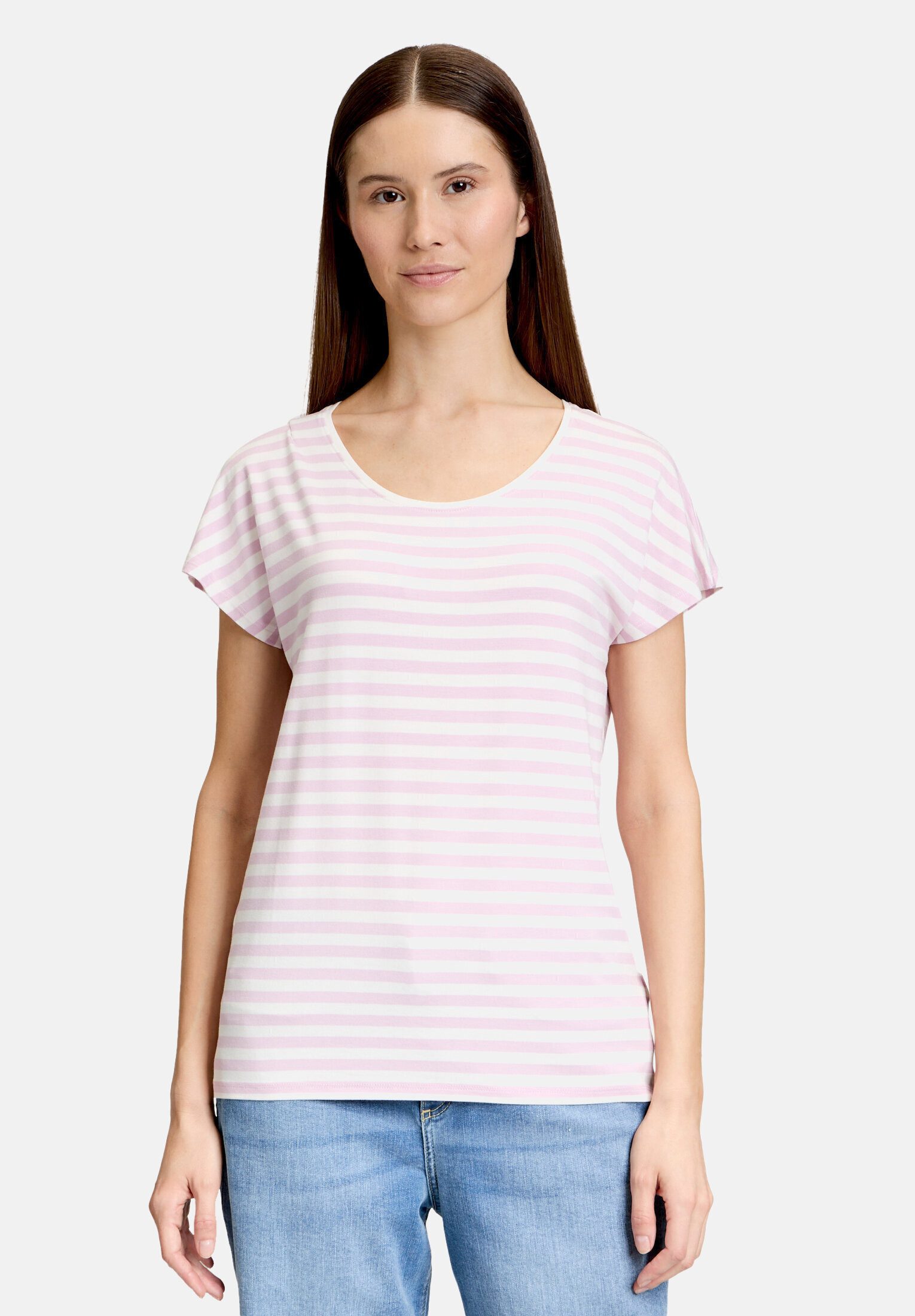 Cartoon Kurzarmshirt Damen mit Rundhalsausschnitt (1-tlg) Sonstiges
