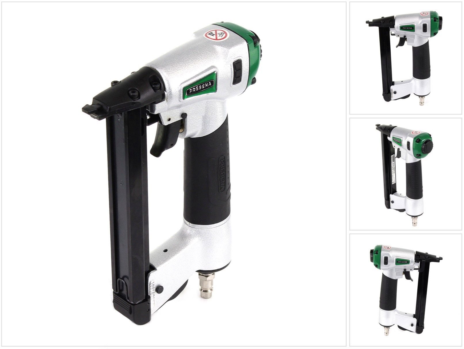 Prebena Druckluft-Nagler DNPF16 Luftdruck Druckluftnagler Drucklufttacker für Heftklammern Typ