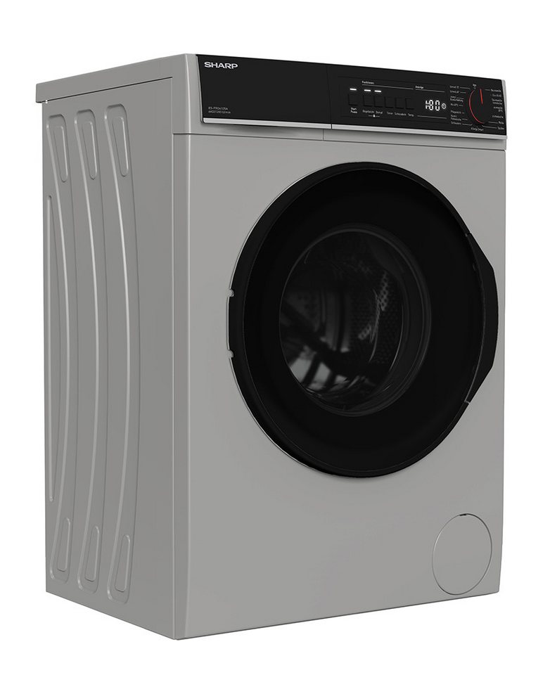 Sharp Waschmaschine ES-PRO612SA-DE, 6 kg, 1200 U/min, AllergySmart, AquaStop, Dampf, EcoLogic