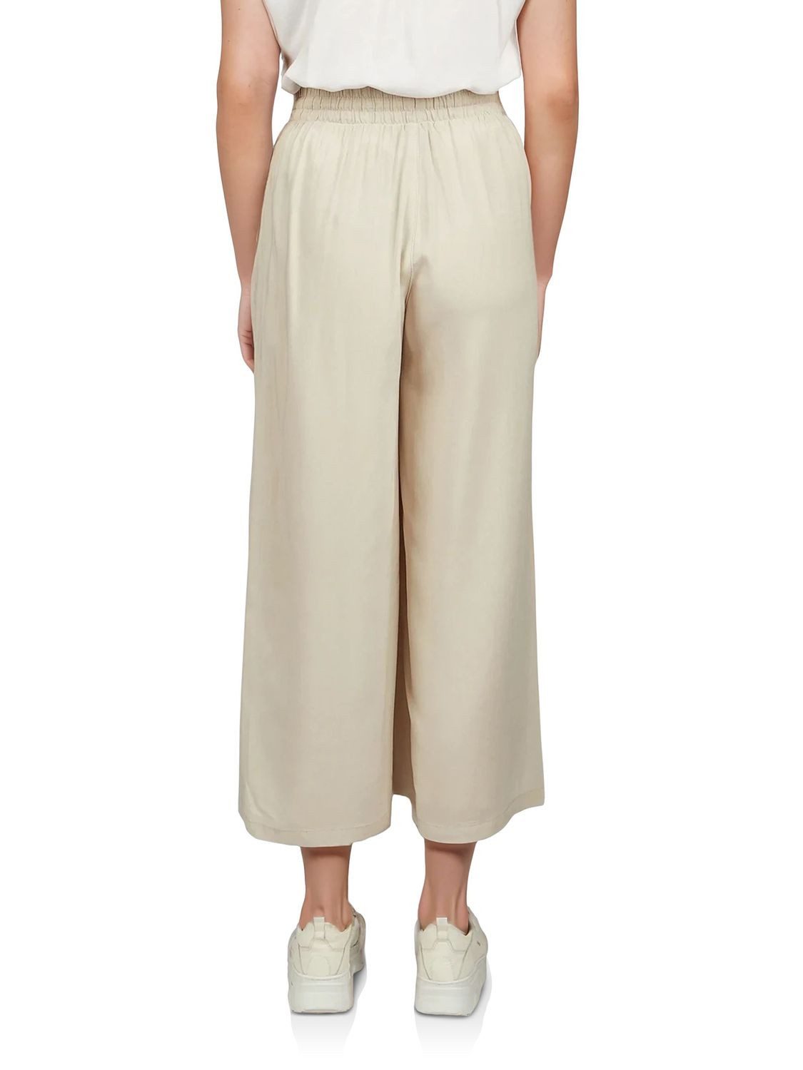 DENIMFY Chinohose Damen Palazzo Hose DFKate 2er Pack Loose Fit (Vorteilspack) Sommerhose mit Taschen