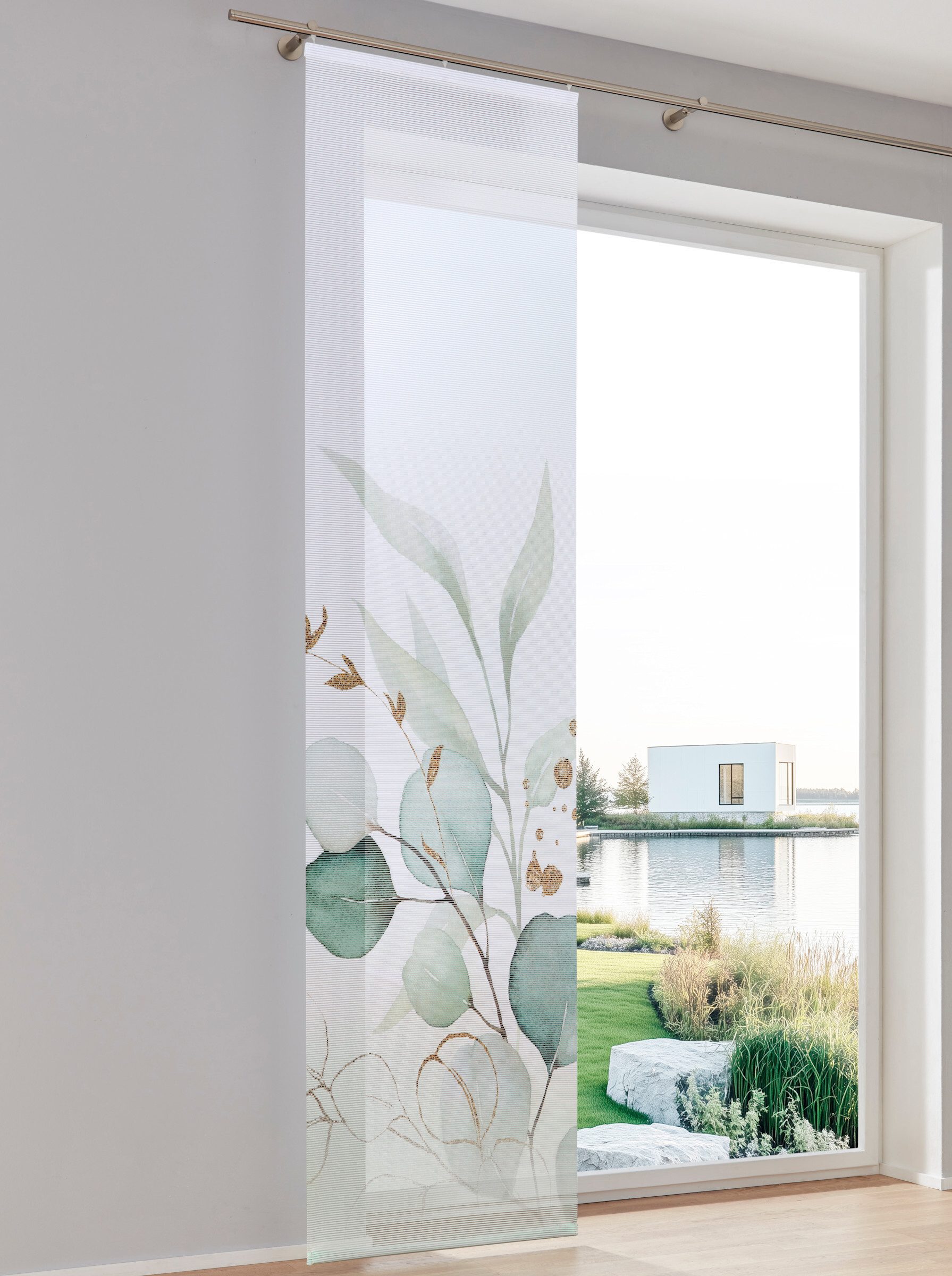 heine Gardine Schiebevorhang . (1 St), Klettband, halbtransparent, Schiebev günstig online kaufen