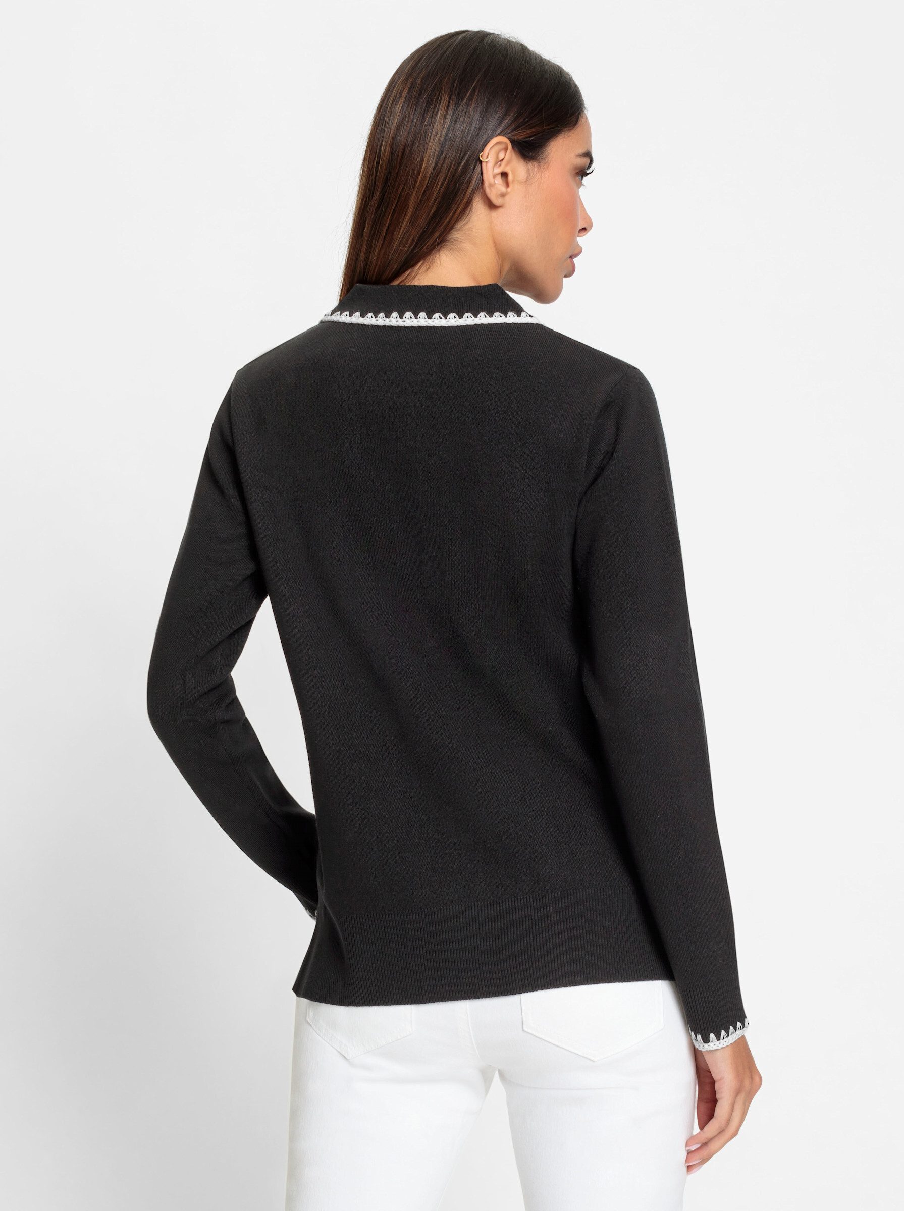 heine Strickpullover Polopullover . günstig online kaufen