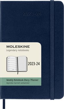 MOLESKINE Buchkalender, 18 Monate Wochen Notizkalender 2023/24, A6, 1 Wo = 1 Seite