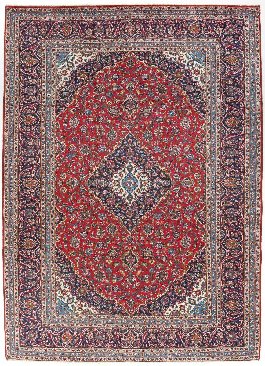 Orientteppich Keshan 246x354 Handgeknüpfter Orientteppich / Perserteppich, Nain Trading, rechteckig, Höhe: 12 mm