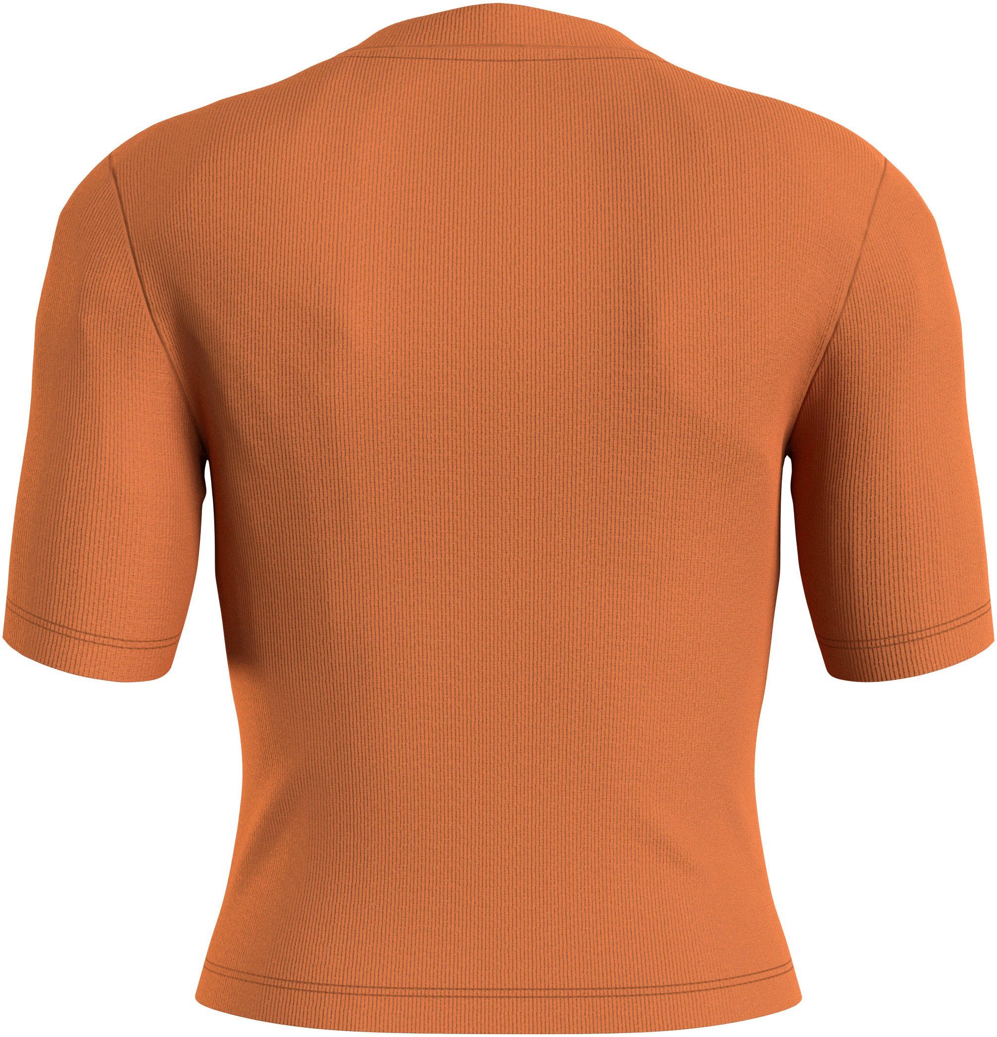 Klein Calvin Jeans orange V-Shirt