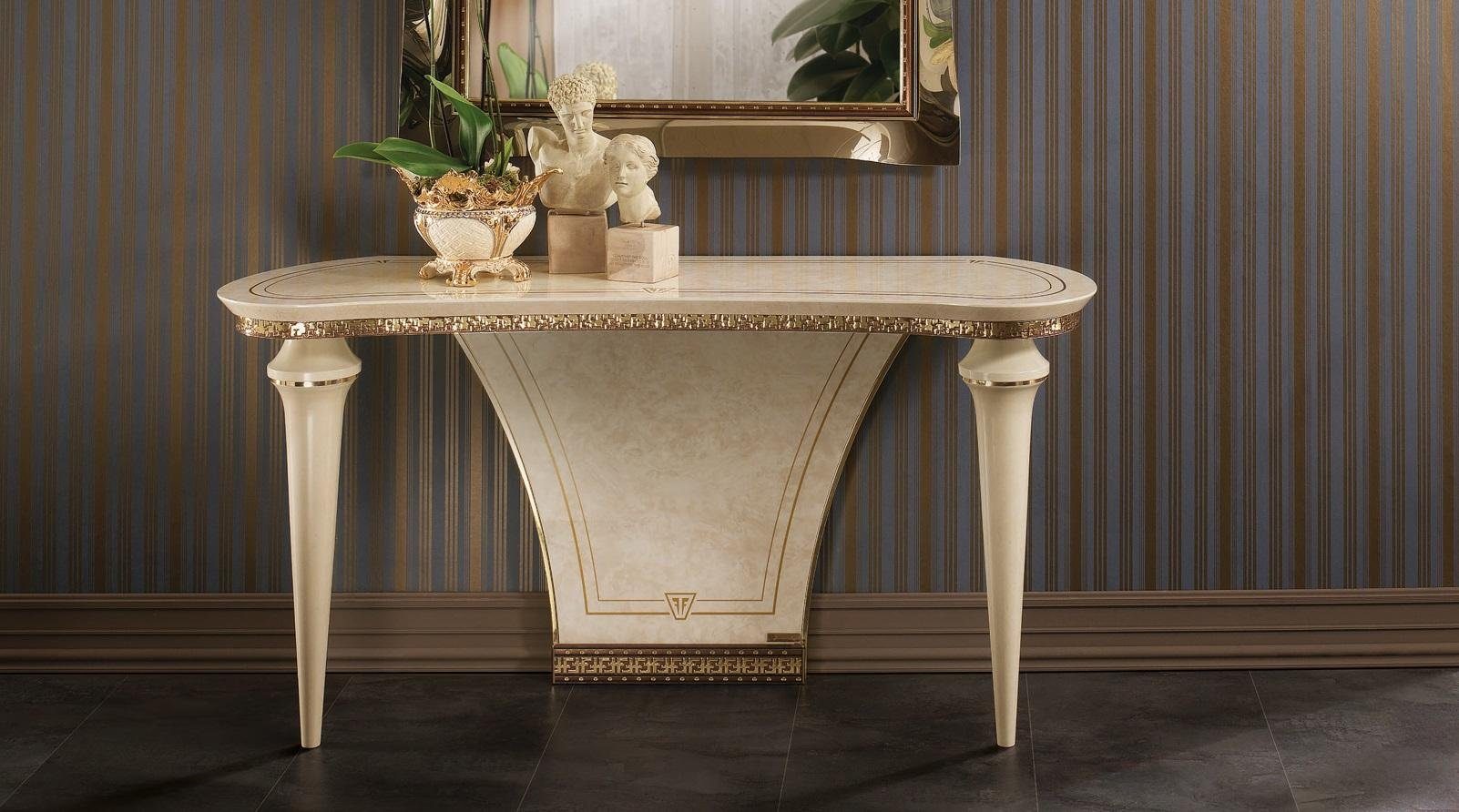 JVmoebel Konsolentisch Italienische Möbel Beistelltisch Tisch Konsole Konsolentisch Wohnzimmertisch