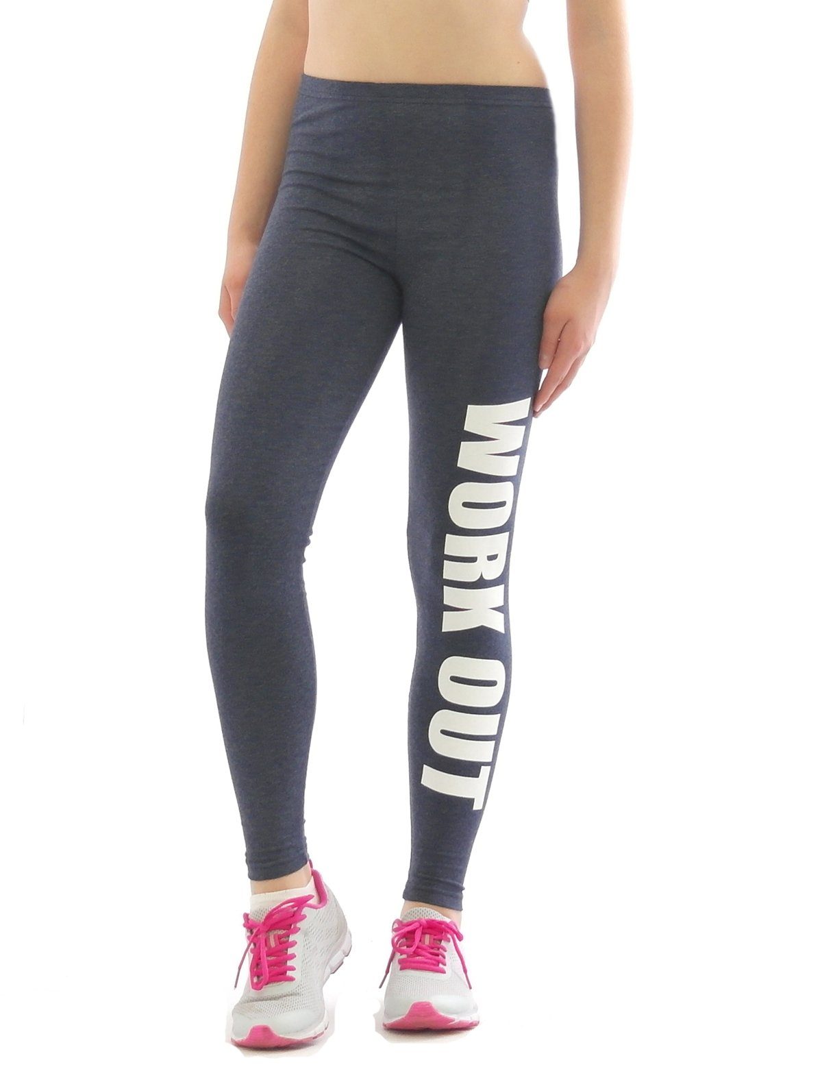 YESET Leggings Leggings Druck WORK OUT günstig online kaufen