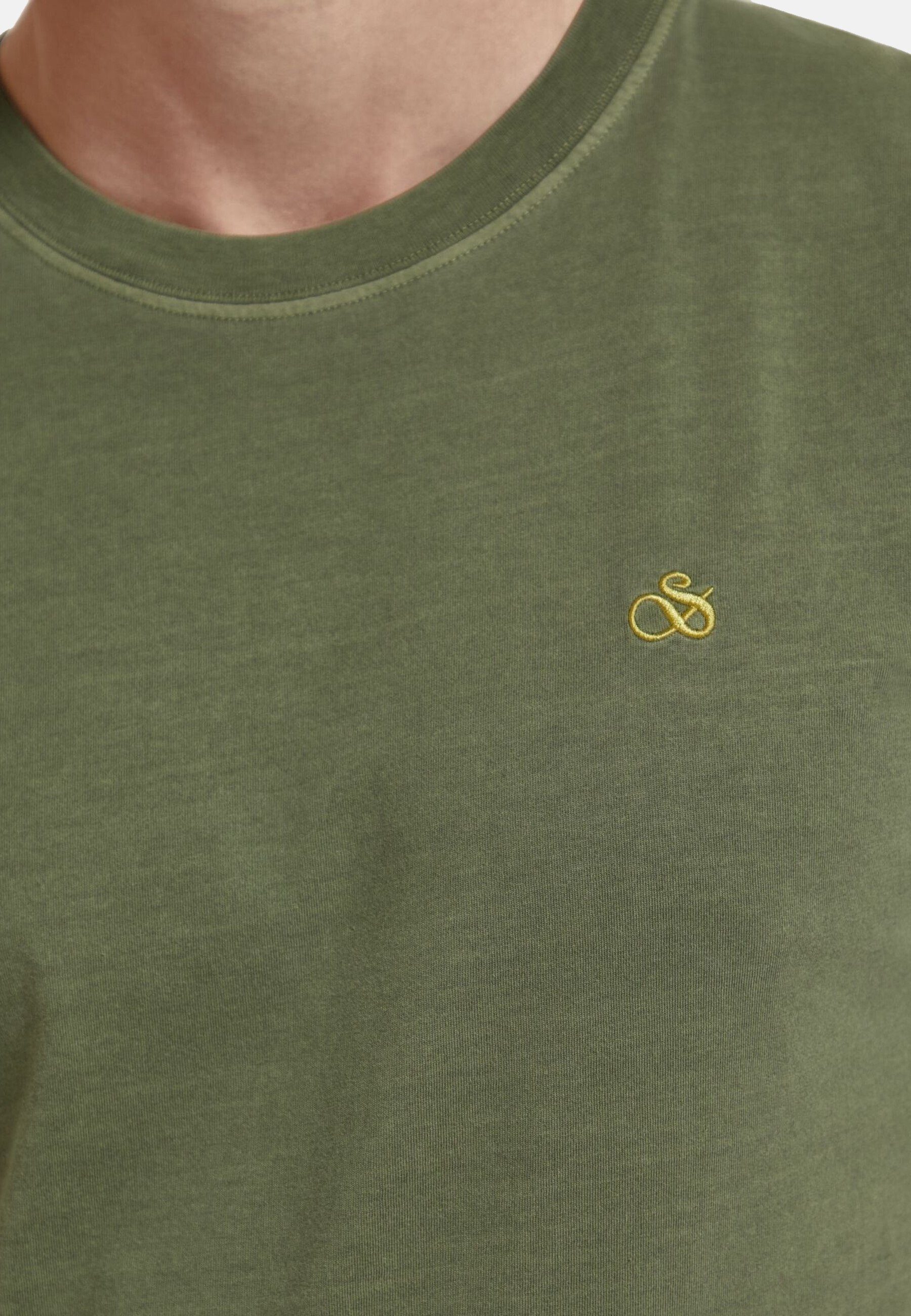 Shirt & Logo Rundhalsausschnitt (1-tlg) und Kurzarmshirt T-Shirt Soda mit Scotch