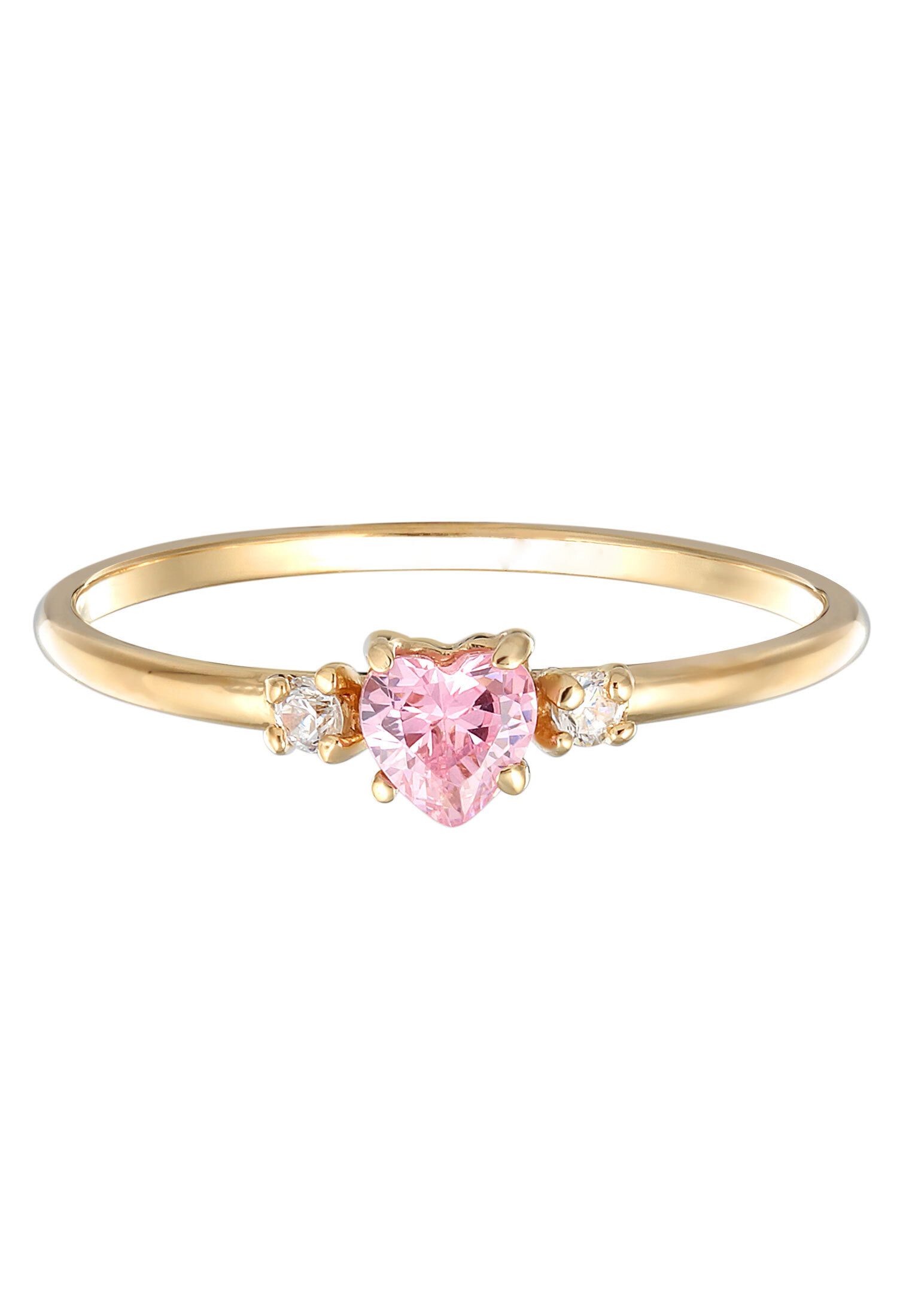 Elli Fingerring Herz Zirkonia Liebe Verlobung günstig online kaufen