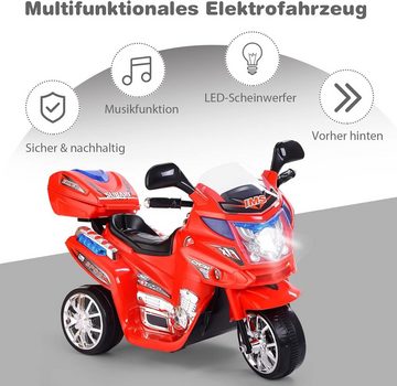 KOMFOTTEU Elektro-Kindermotorrad mit 3 Rädern, für Kinder von 3 bis 7 Jahre alt, bis zu 25 kg