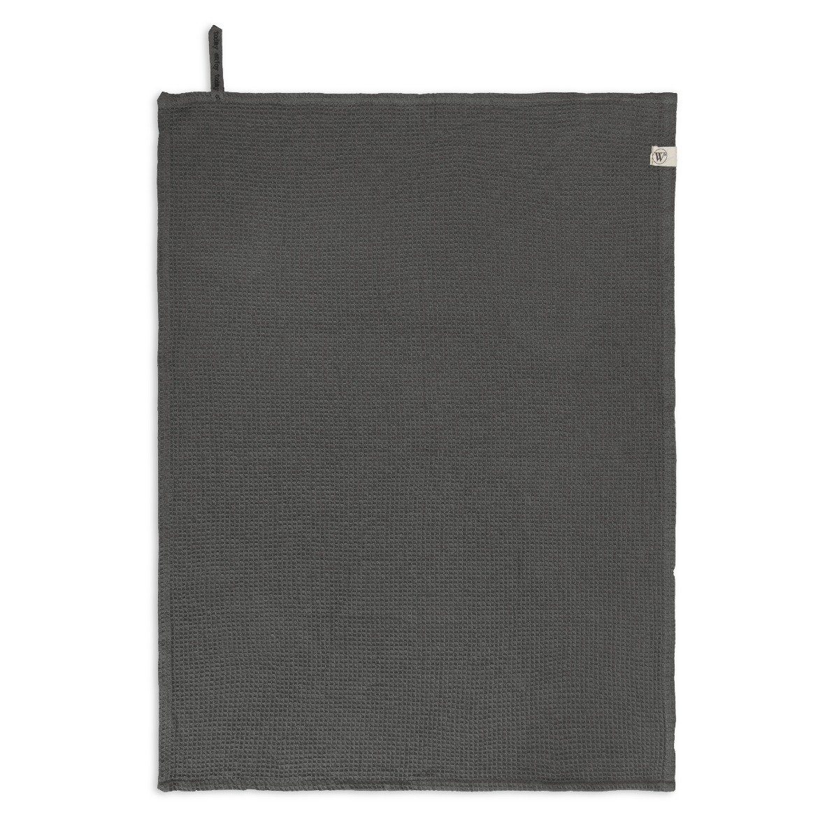 Black with - Walra Küchentuch aus Baumwolle, cm, einsetzbares Dry - 100% Geschirrtuch 50x70 Vielfältig Cubes Uni Premium-Qualität Off
