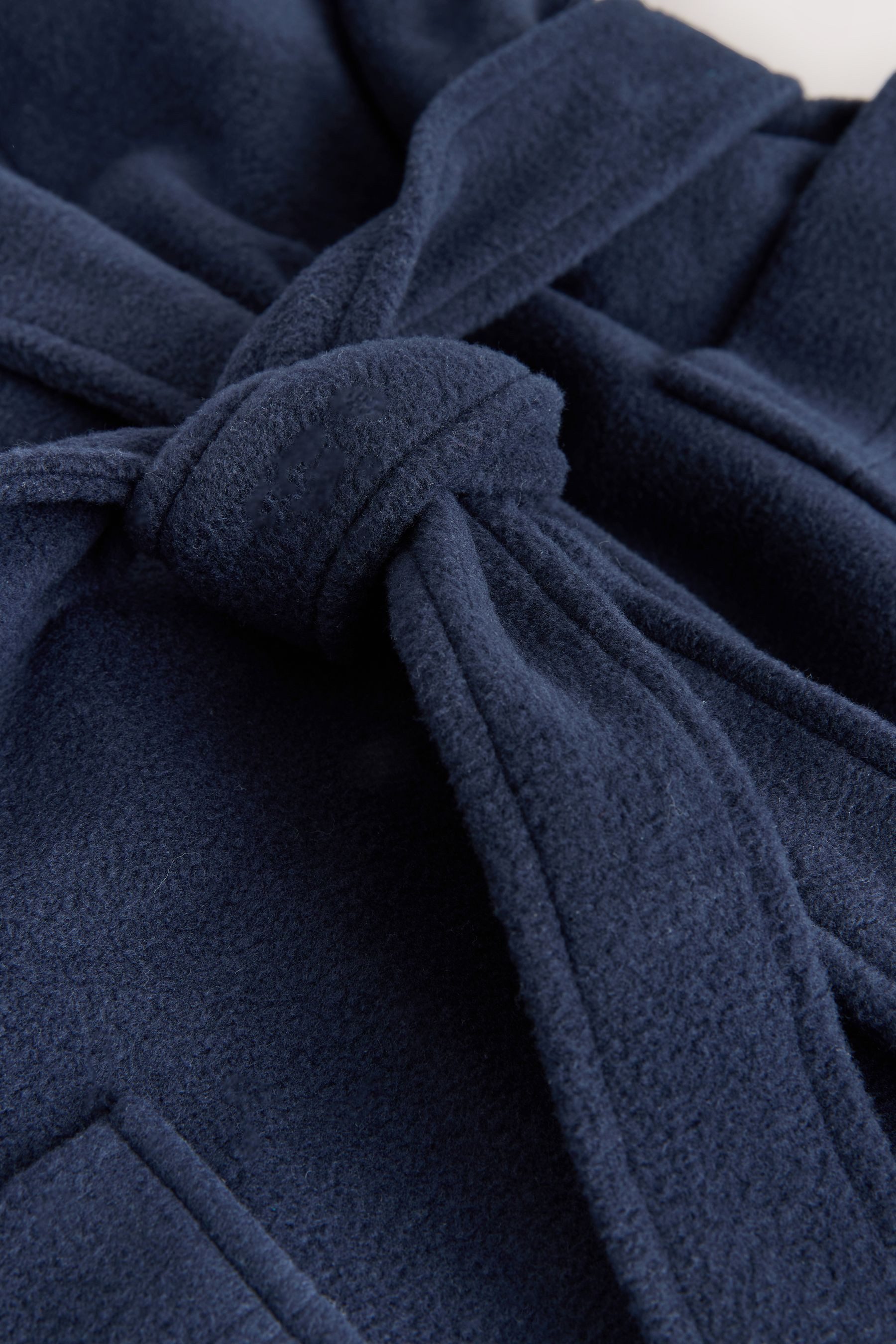 Next Herrenbademantel Bademantel aus Fleece, Polyester (recycelt), Polyester