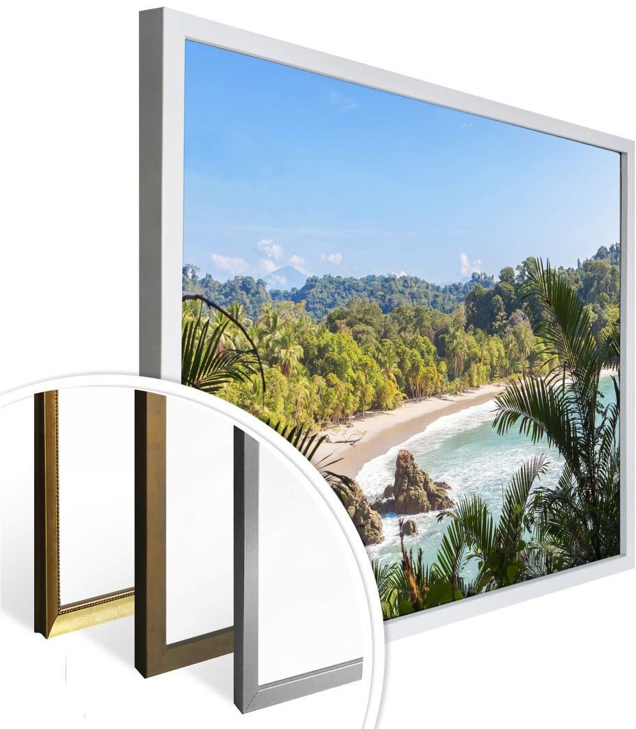 Wall-Art Poster Dschungelblick Costa Bild, Landschaften St), Wandbild, Wandposter Rica, Poster, (1