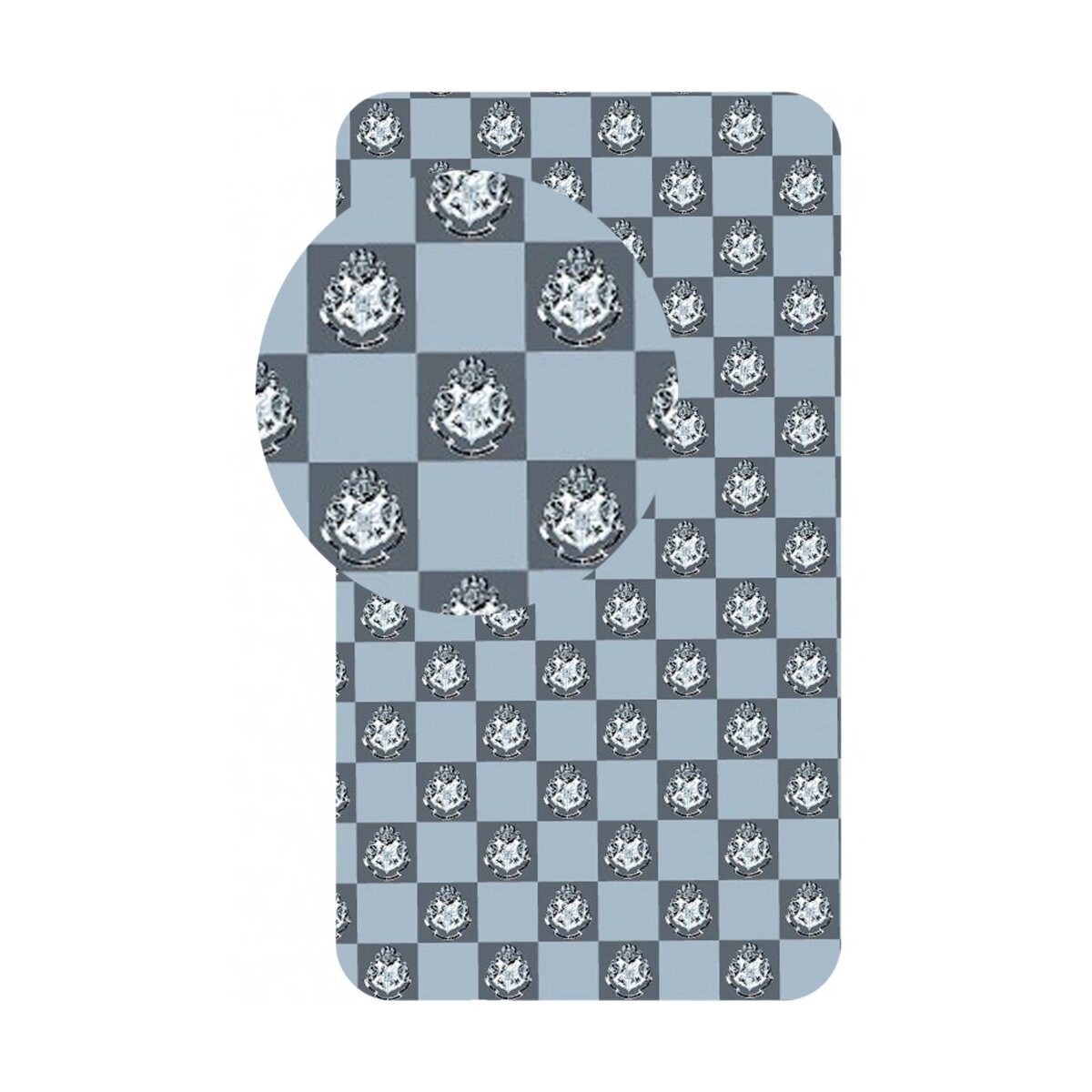 Harry Potter Spannbettlaken Harry Potter Plaid Spannbetttuch 90x200cm, 100% Baumwolle, (1 Stück)