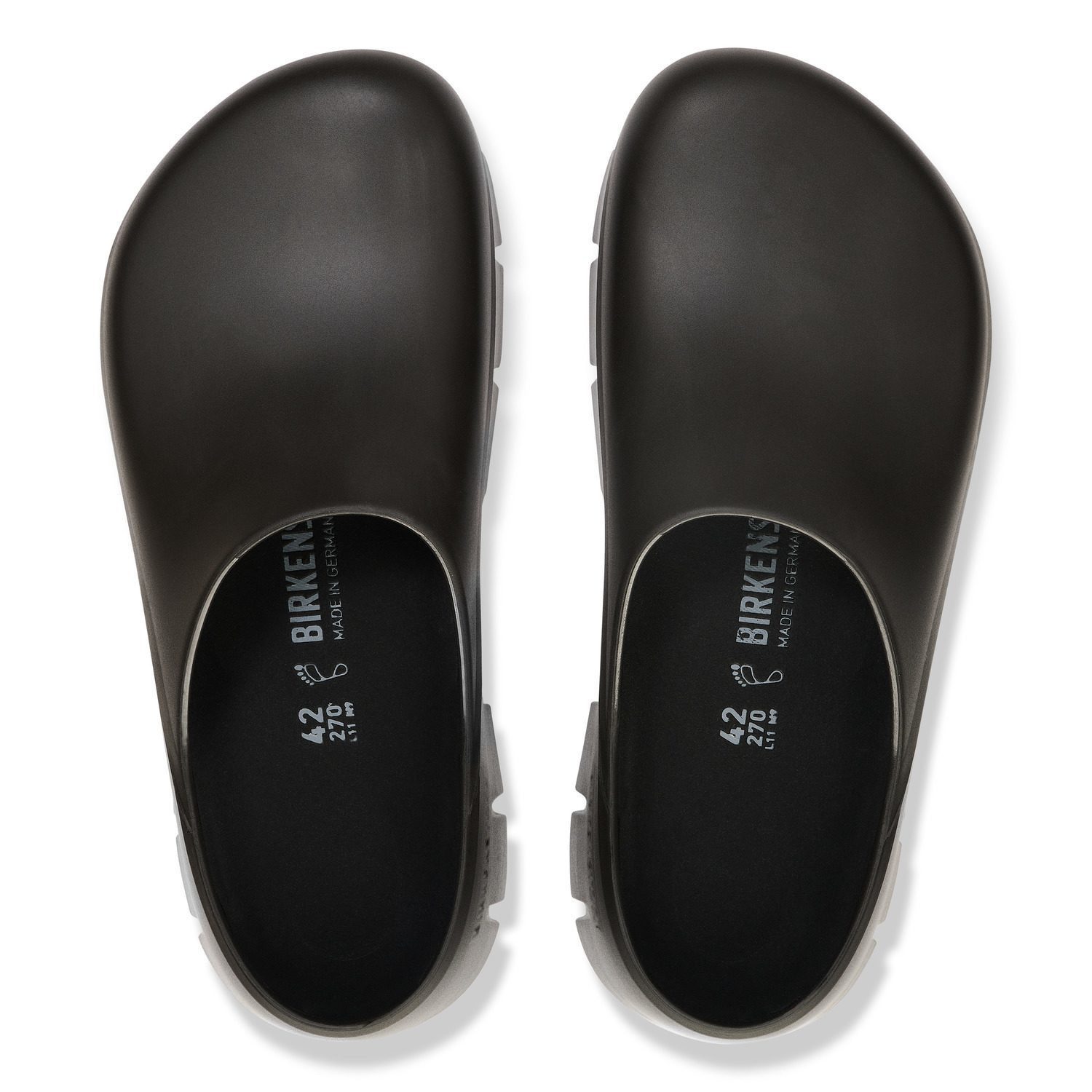 Birkenstock Berufsschuhe Damen & Herren - Einlagengeeignet - Super Birki 2.0 Clog Auswechselbares Kork-Latex-Fußbett waschbar bis 30°C - Clog bis 80°C