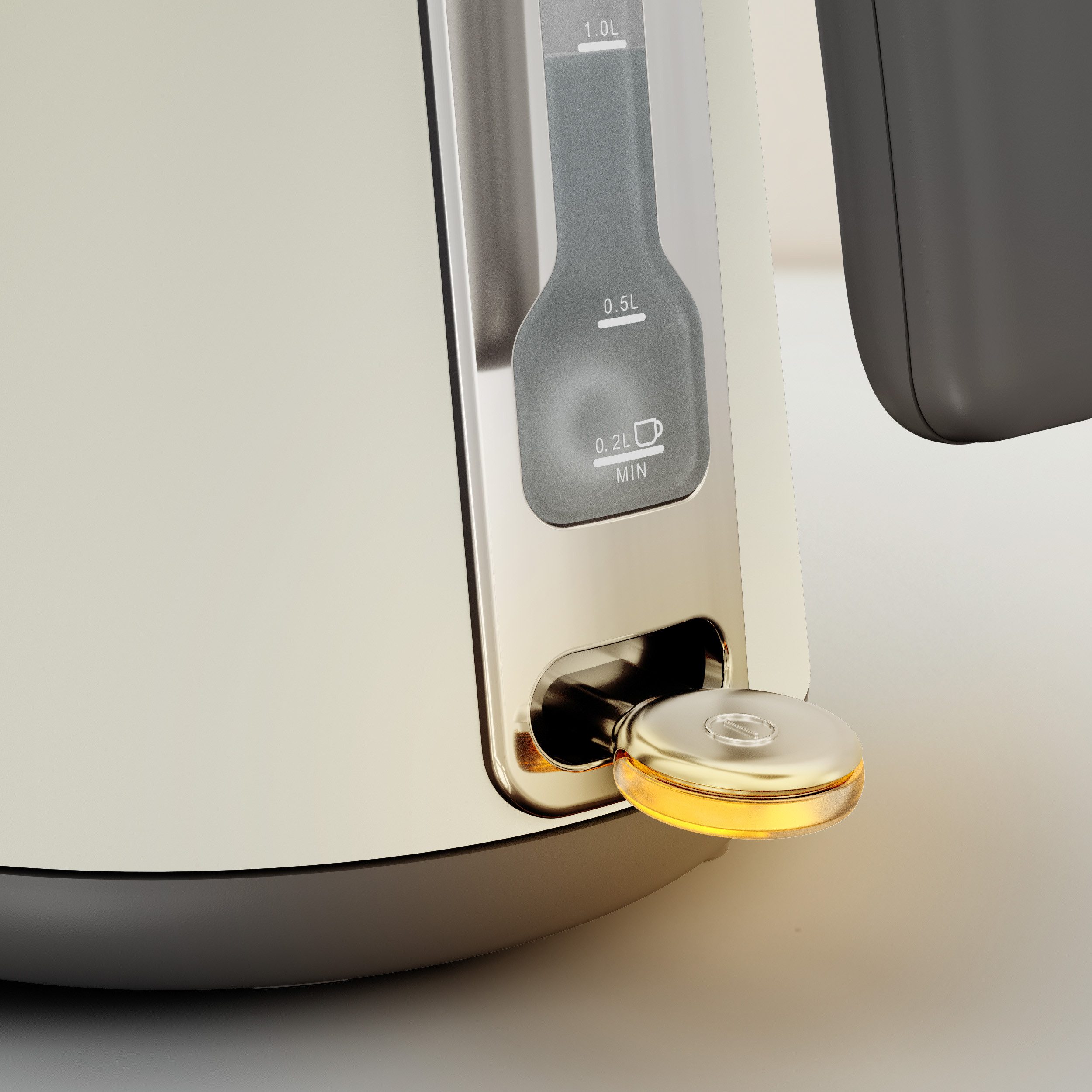 Tefal Wasserkocher KI666A Collection, 1,7 l, 2400 W, Deckelöffnung auf Knopfdruck, großes Fassungsvermögen von 1,7 l