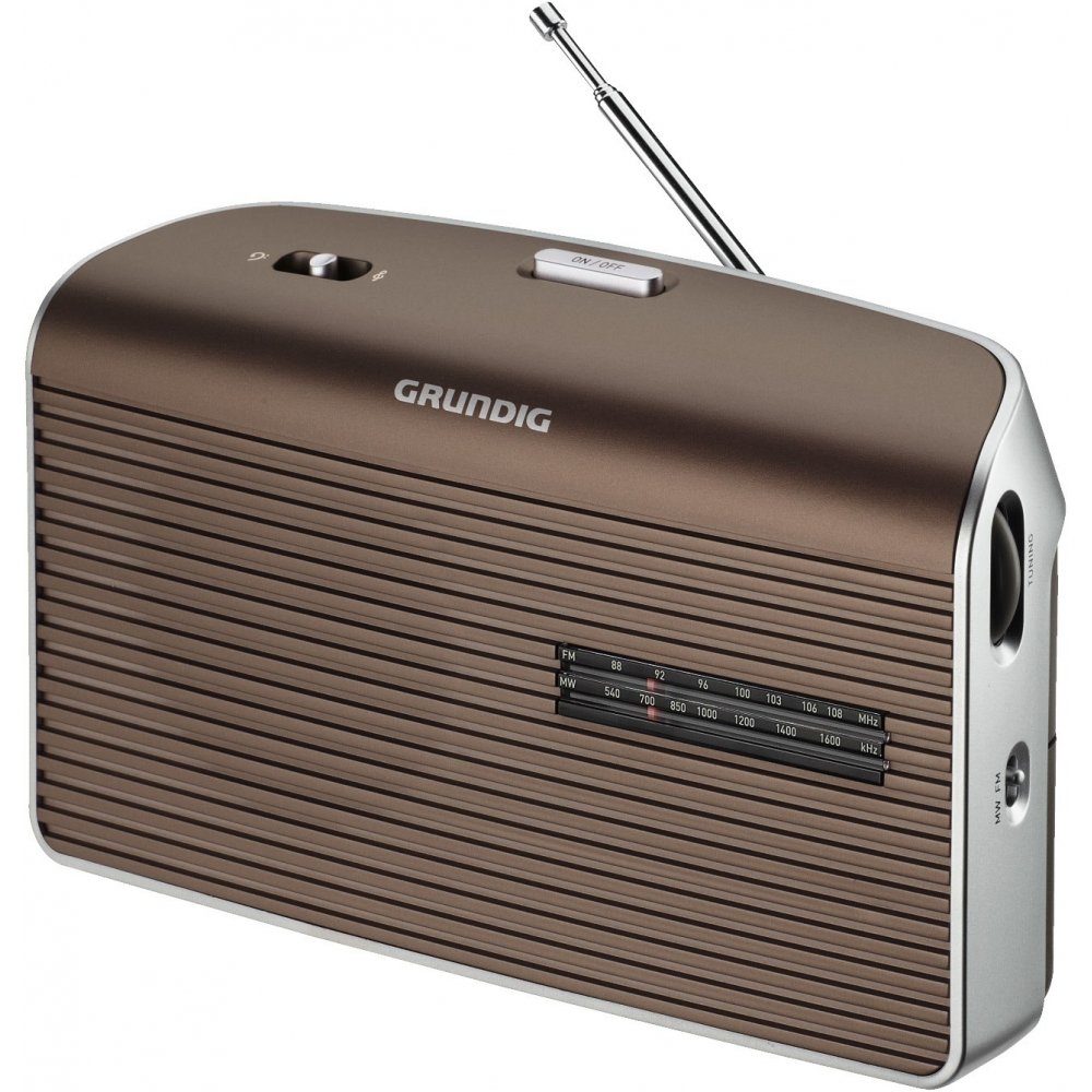 Grundig »Music 60 Kofferradio UKW/MW Tuner Netz-/Batteriebetrieb« UKW-Radio  (Tuner für UKW/MW) online kaufen | OTTO
