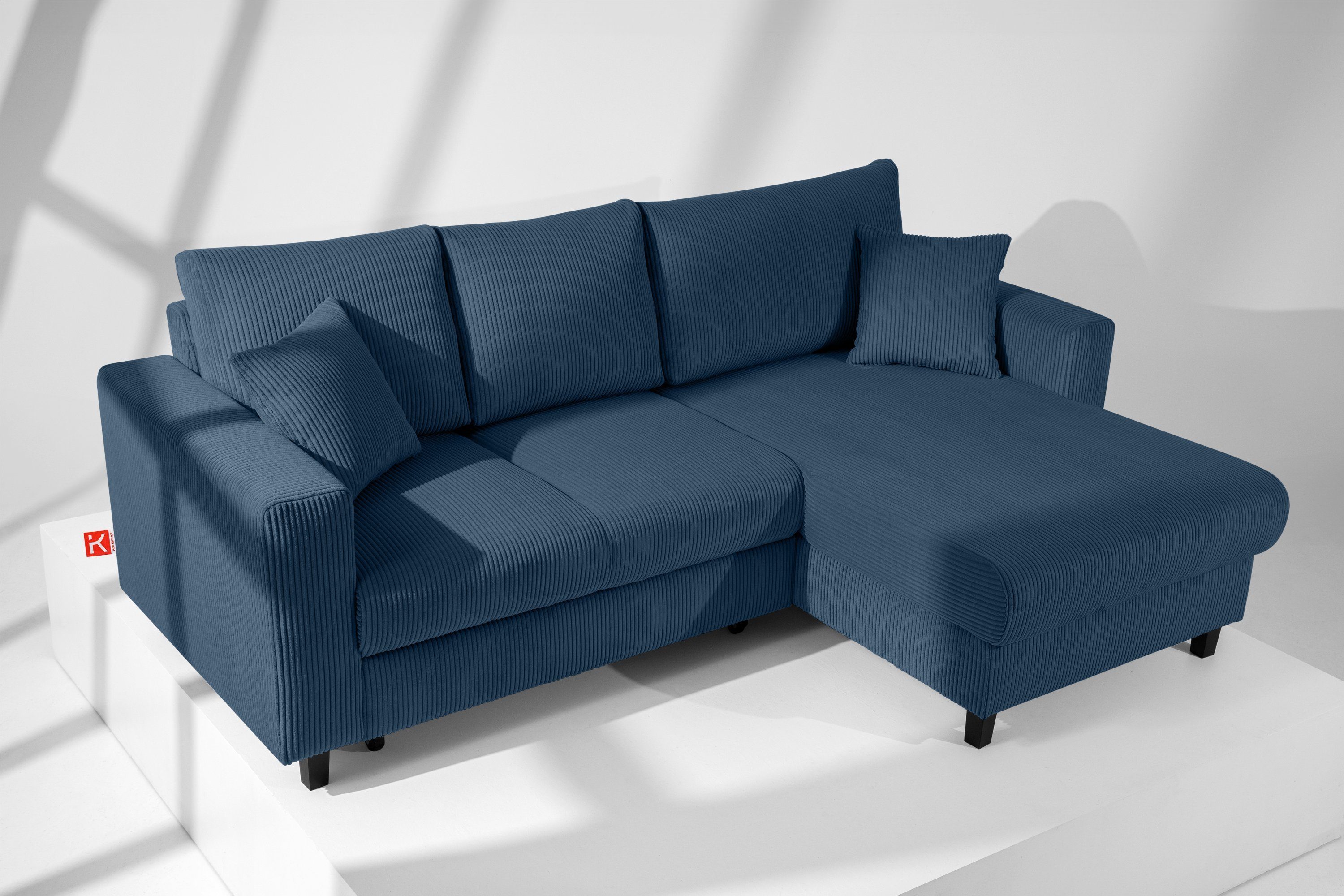 KONSIMO® Ecksofa Rechts Ecksofa EGRET, mit günstig online kaufen