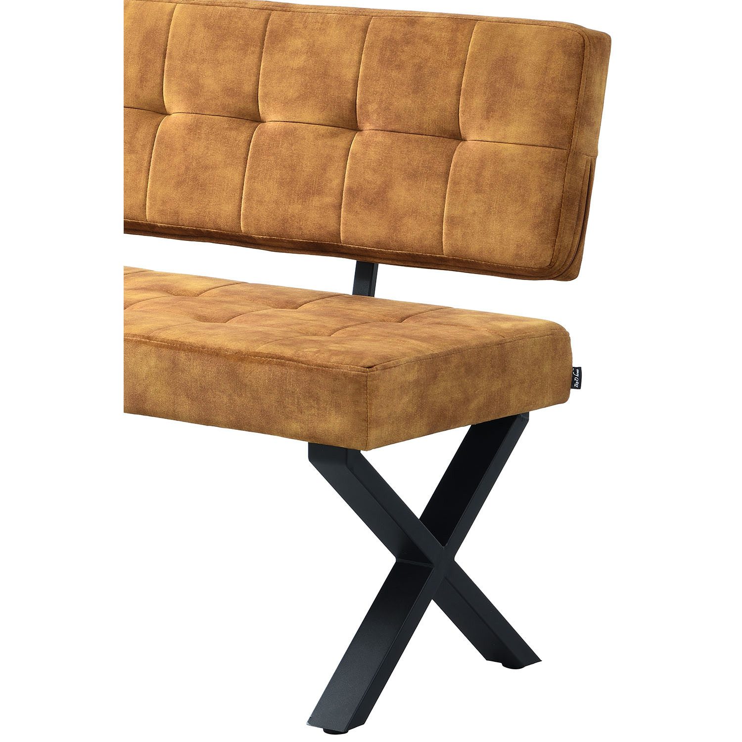 B&D home Eckbank EKA (2-St), beidseitig montierbar, gepolstert, mit Rückenl günstig online kaufen