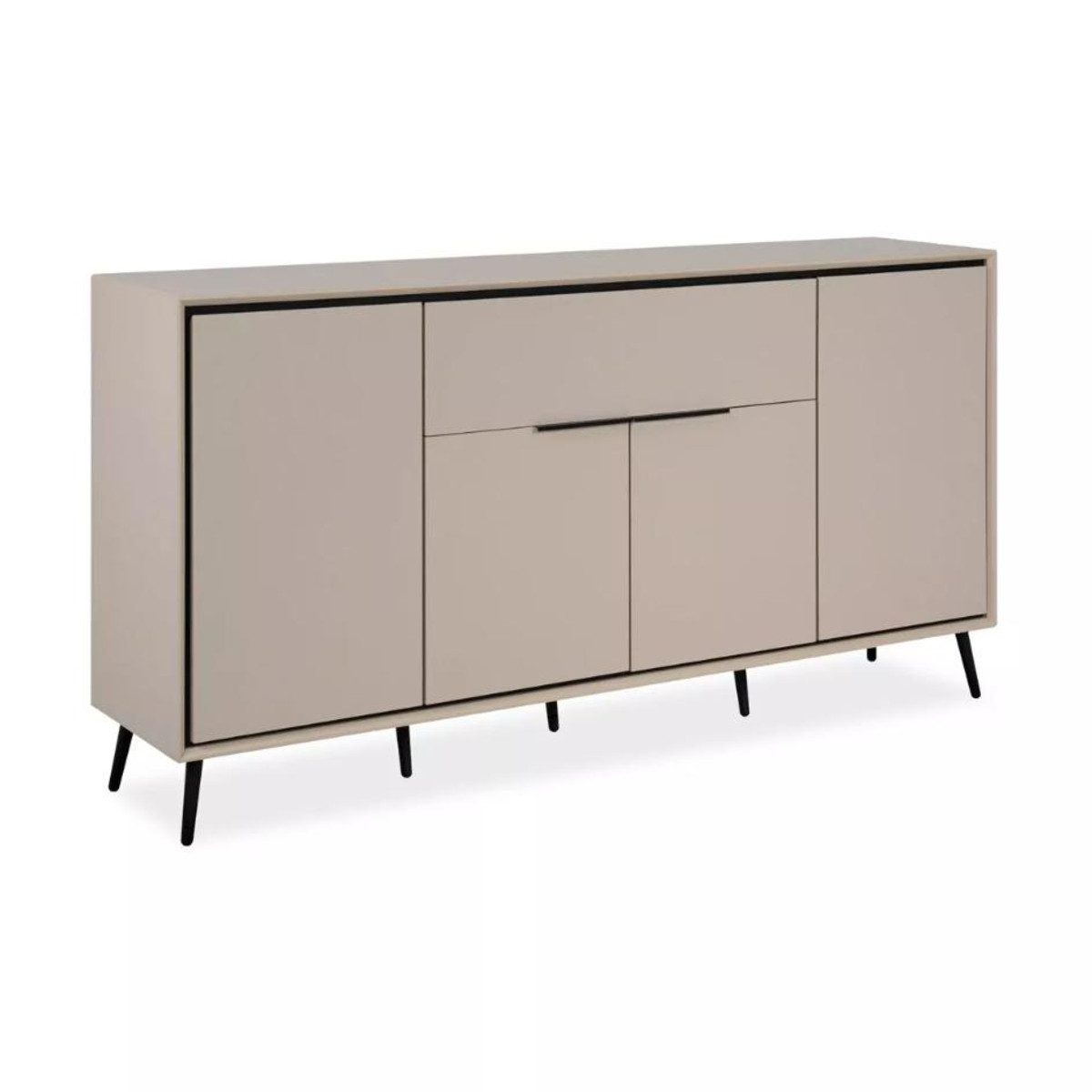 Liadomo Sideboard Fona, Stauraum, vier Türen, eine Schublade, Dekor beige sand