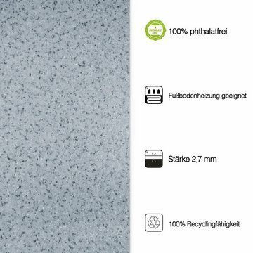 Karat Vinylboden CV-Belag Merlin, Bodenbelag, Fußbodenheizung geeignet, aus Vinyl