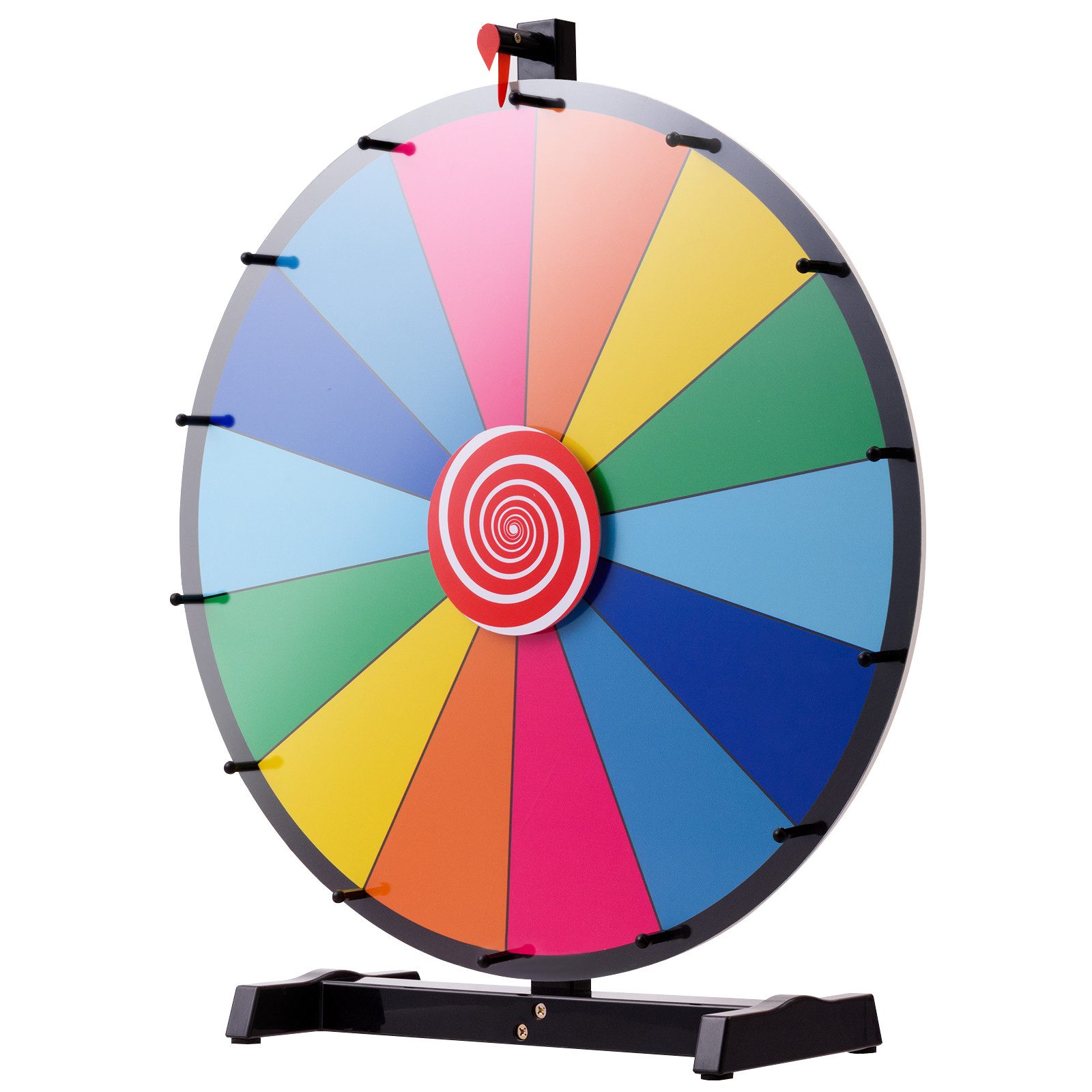 COSTWAY Spiel Glücksrad, für Lotteriespiele Wortspiele