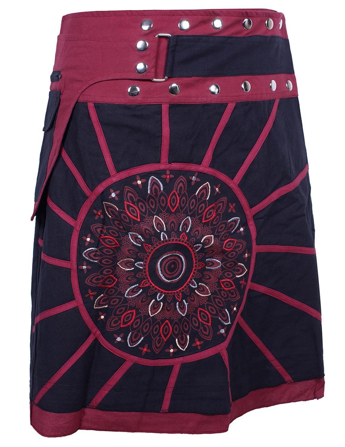 Vishes Wickelrock Rock Kurz Druckknöpfe Sonne günstig online kaufen