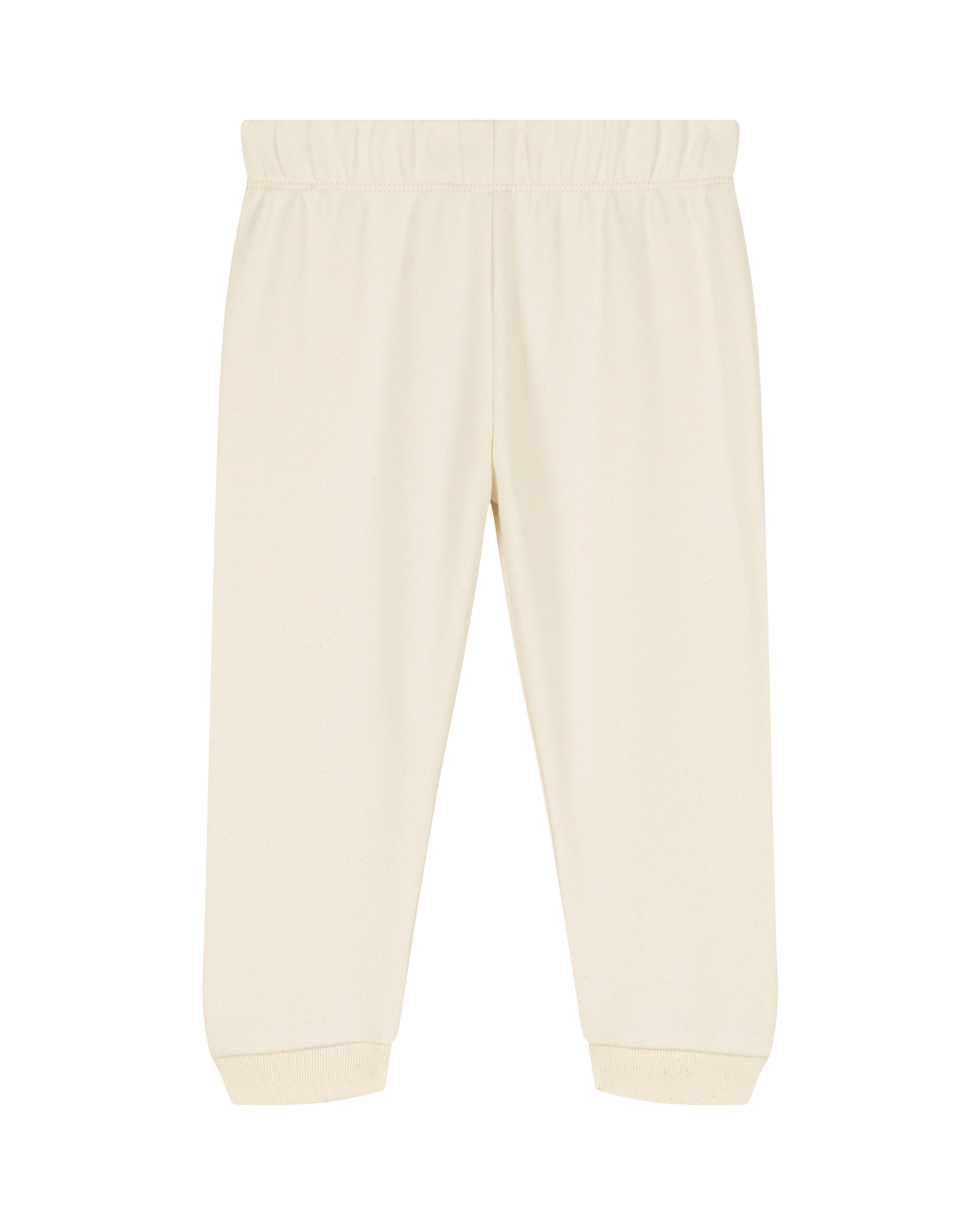 Sitztgut Jogginghose Baby Jogginghose aus Bio-Baumwolle (1-tlg) Ohne Seitennähte, elastischer Bund und Rippbündchen