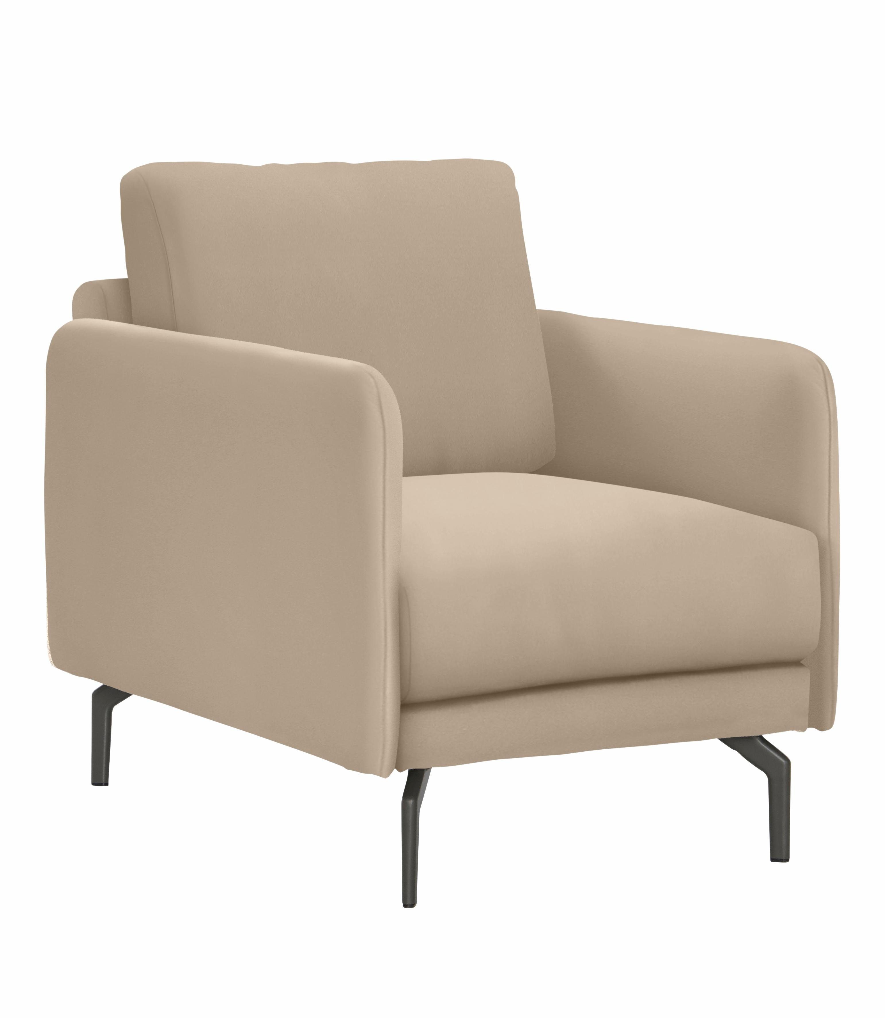 hülsta sofa Sessel hs.450, Armlehne cm, Umbragrau Breite sehr Alugussfuß schmal, 70