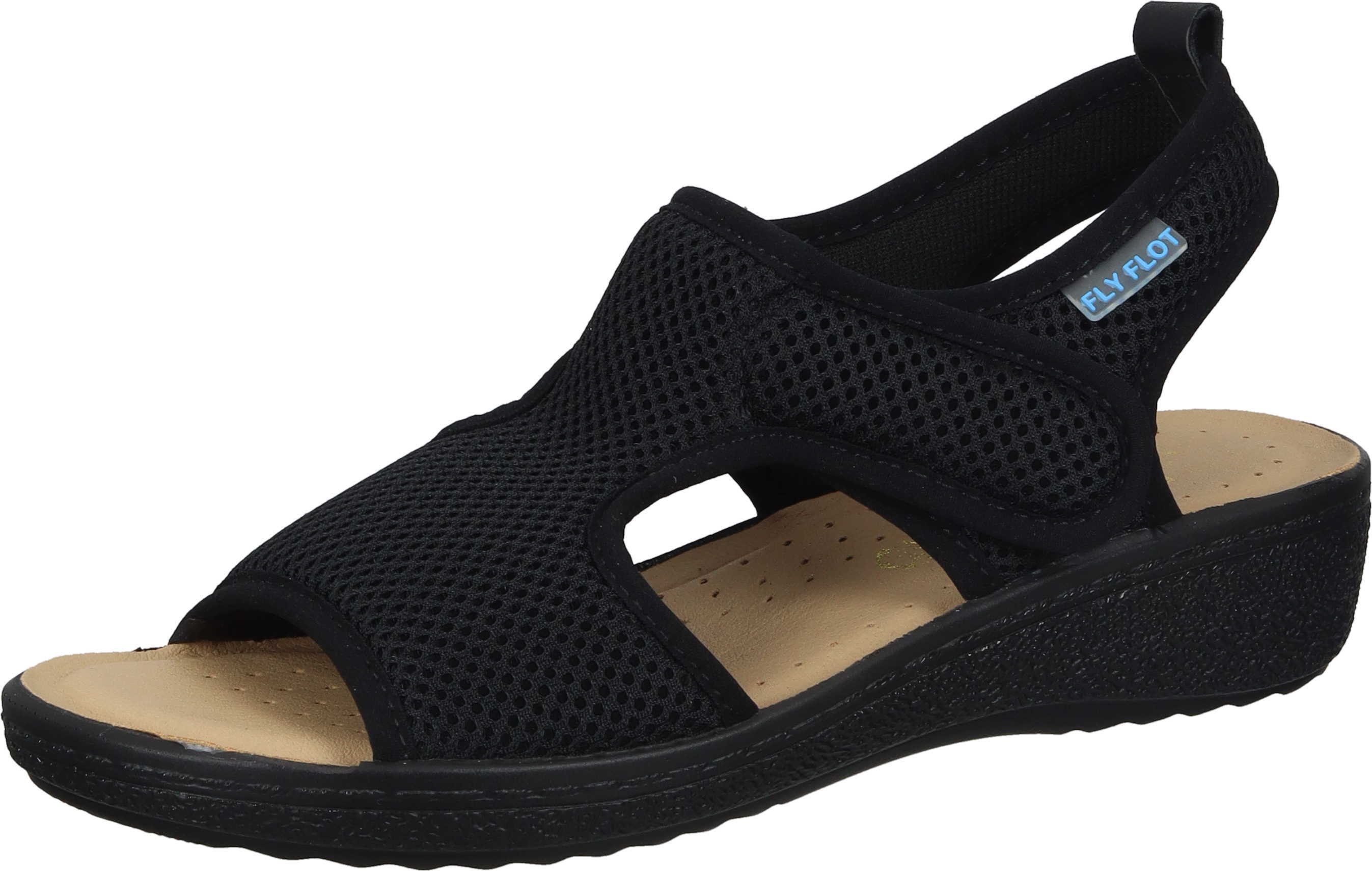 Fly Flot Sandaletten Pantoffel aus Mesh