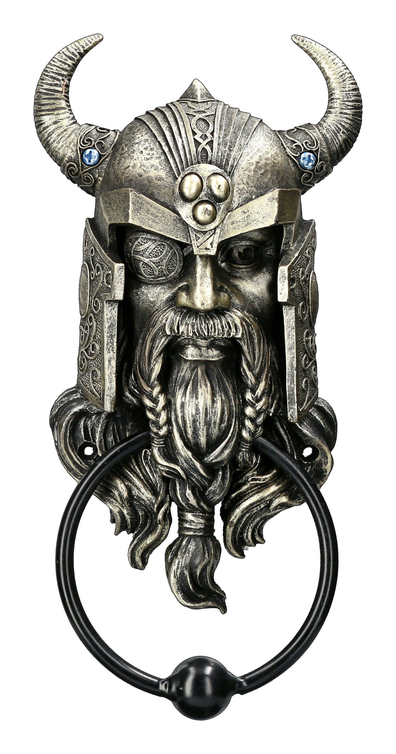Figuren Shop GmbH Dekoobjekt Türklopfer - Germanischer Gott Odin - Mythologie Fantasy Deko