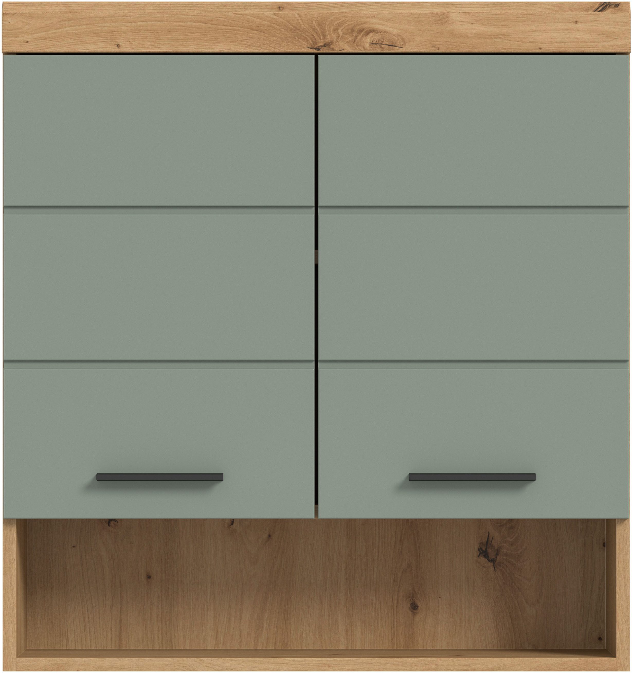 INOSIGN Hängeschrank SIENA, Breite 74cm, 2 Türen, 1 offenes Fächer, MDF-Fro günstig online kaufen