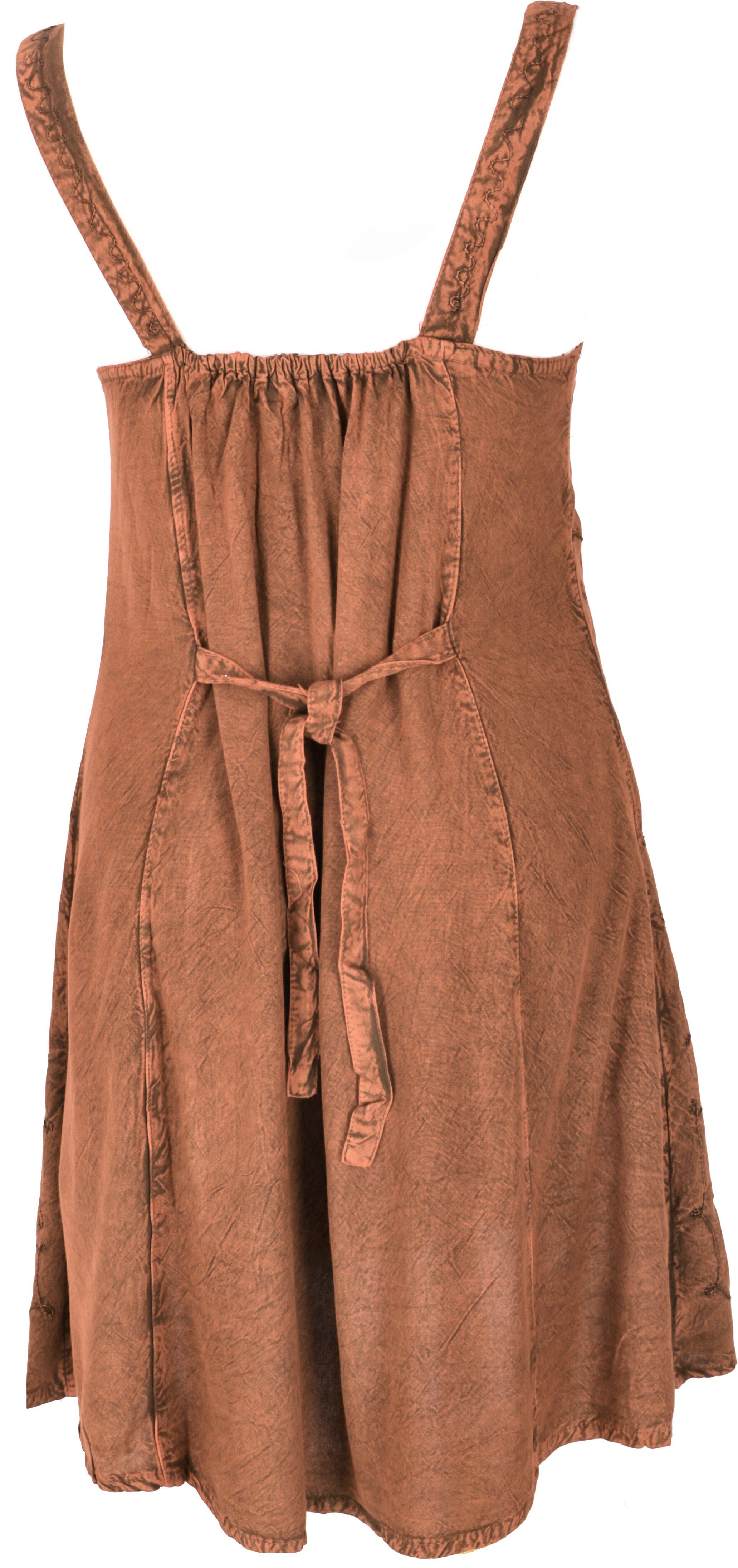 Guru-Shop Midikleid Besticktes indisches Minikleid Boho günstig online kaufen