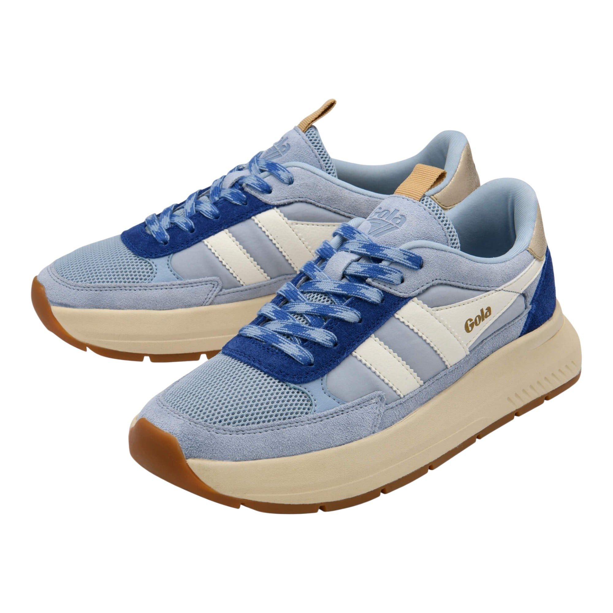 Gola Phoenix hellblau/gold Damen Sneaker