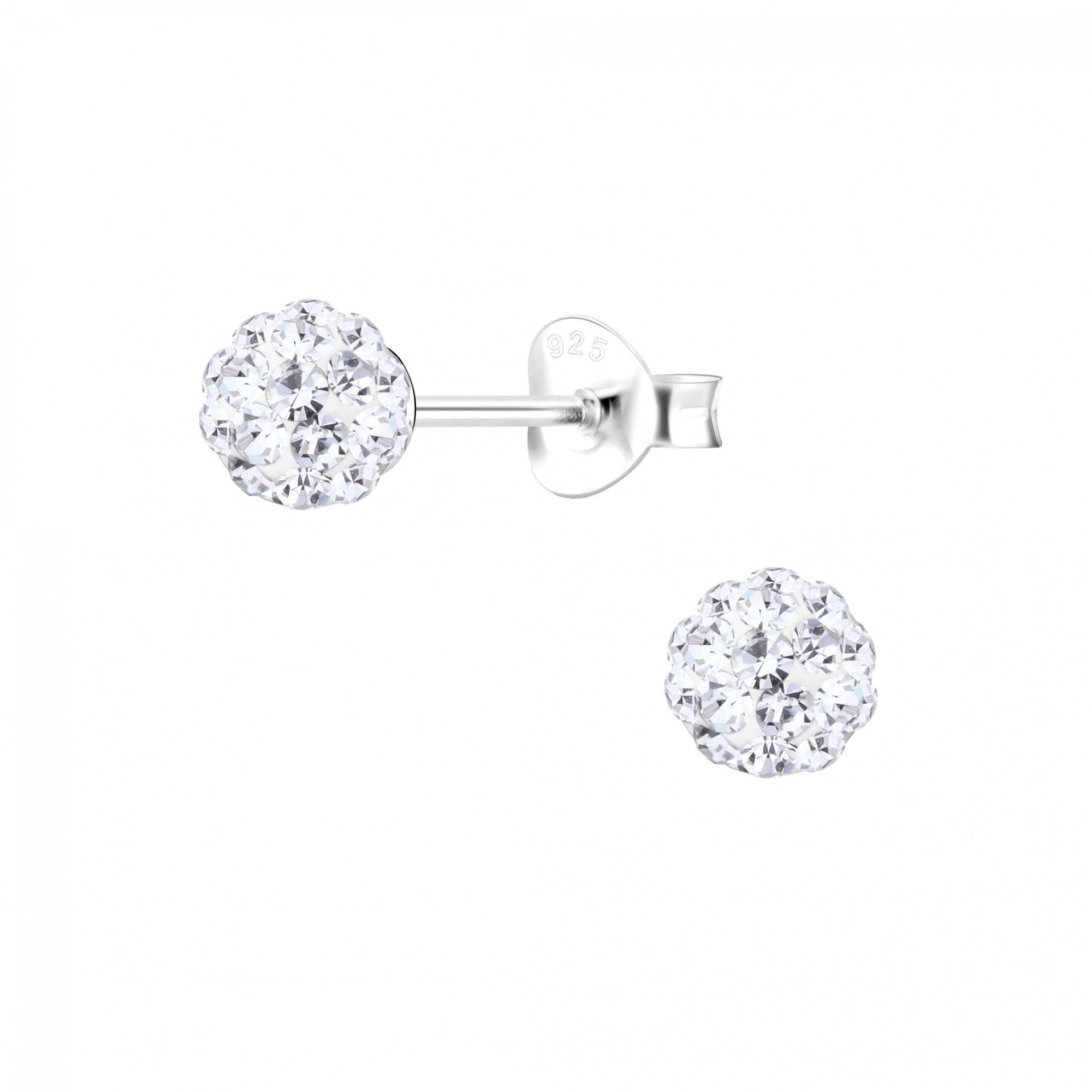 ALEXANDER YORK Paar Ohrstecker BALL KRISTALL, 8-tlg., 925 Sterling Silber günstig online kaufen