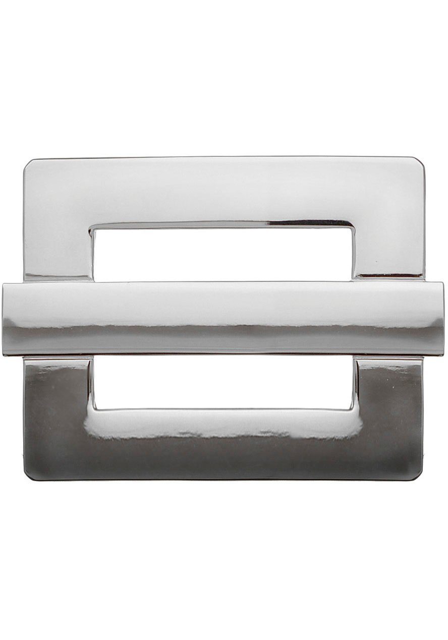 Rettungsring Gürtel Gürtelschnalle Wechselschnalle »Viereck Mit Steg Silber«