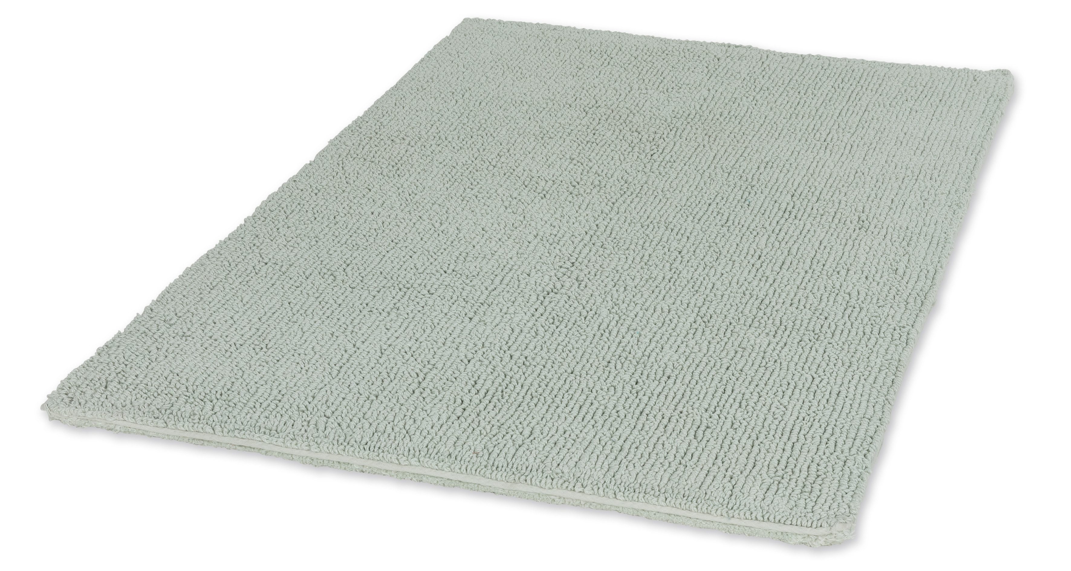 SCHÖNER WOHNEN-Kollektion Badematte Bahamas Uni, Höhe 30 mm, fußbodenheizungsgeeignet, Baumwolle, rechteckig, beidseitig verwendbar