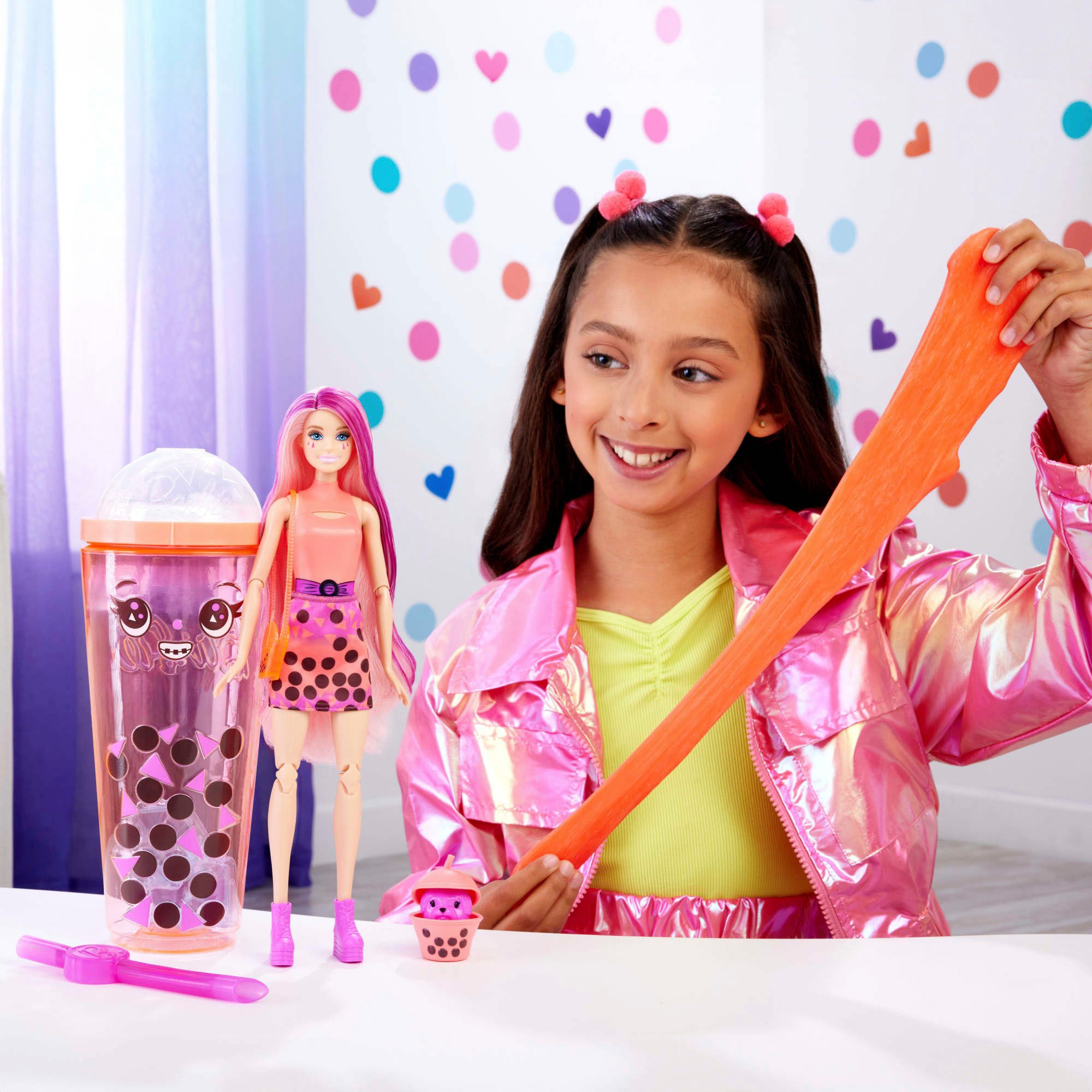 Barbie Anziehpuppe Pop Reveal Bubble Tea Serie mit duftender Mango-Mochi-Mo günstig online kaufen